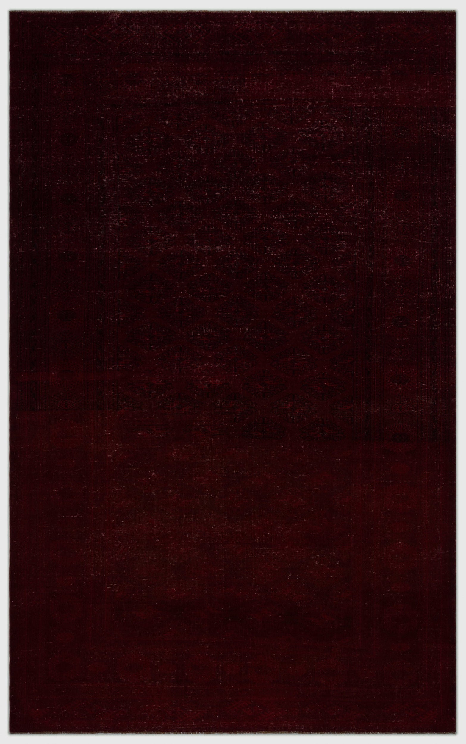 Red Over Dyed Vintage XLarge Rug 7'10'' x 12'8'' ft 240 x 385 cm