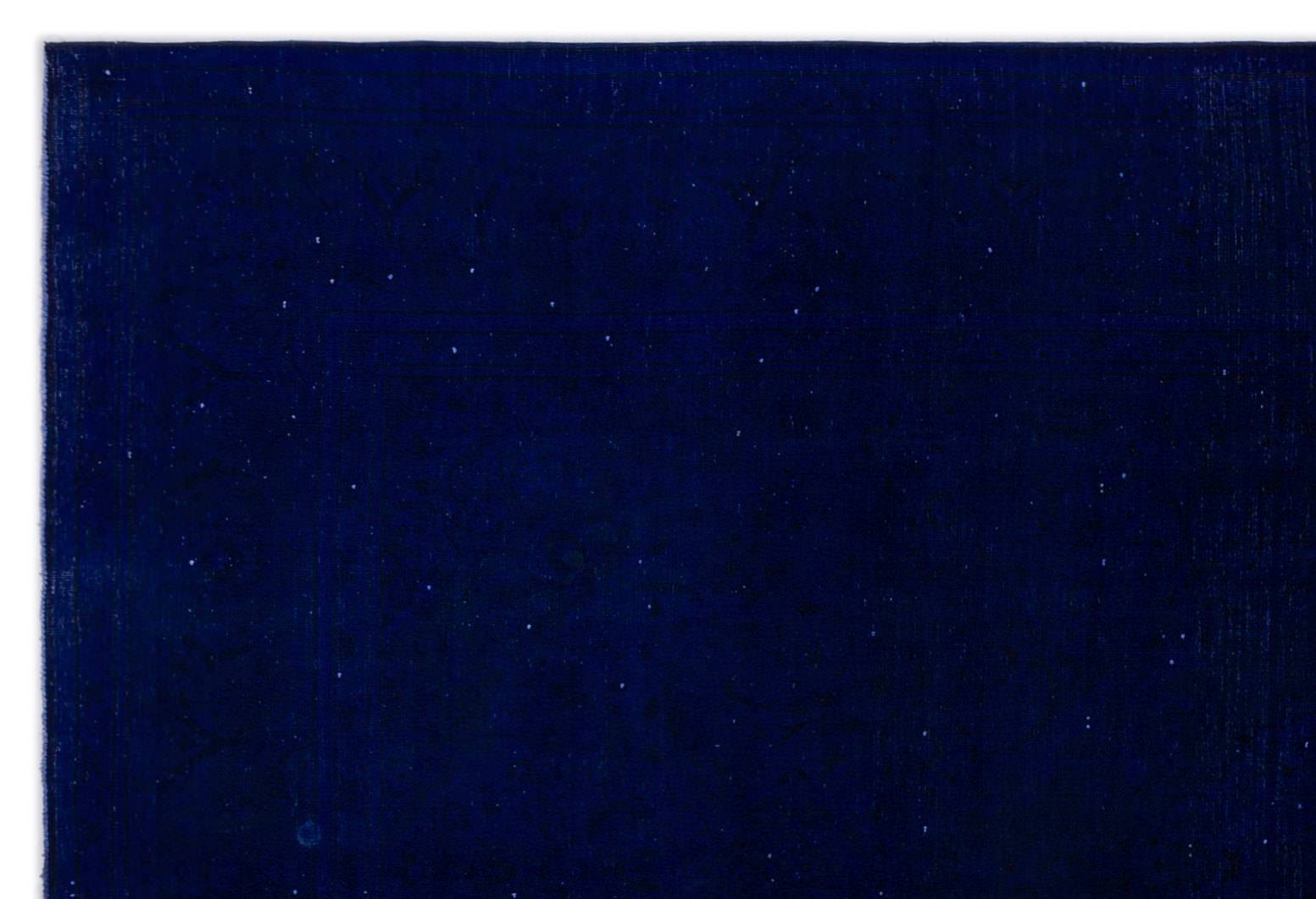 Blue Over Dyed Vintage XLarge Rug 7'9'' x 11'2'' ft 235 x 341 cm