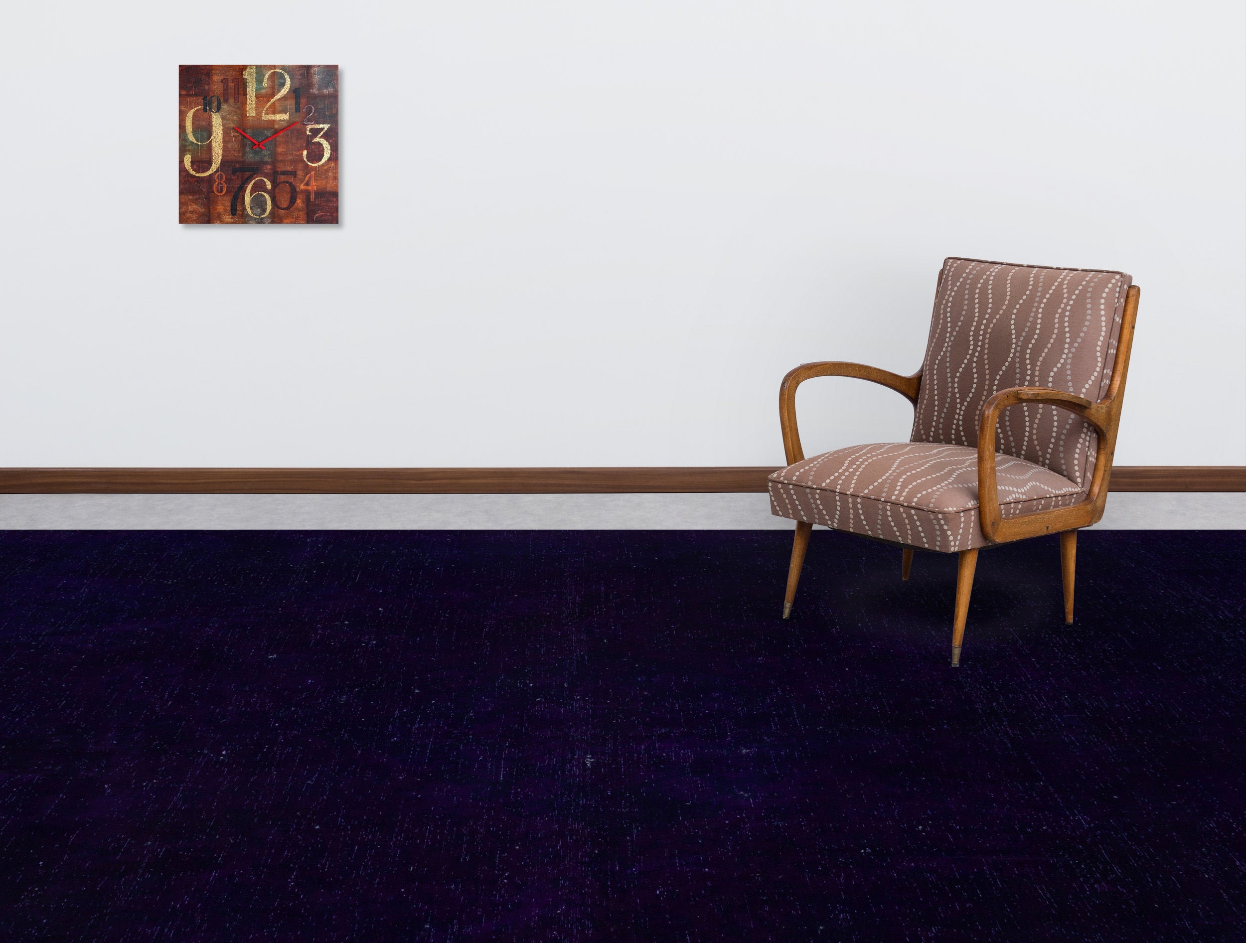 Purple Over Dyed Vintage XLarge Rug 9'9'' x 13'7'' ft 297 x 415 cm