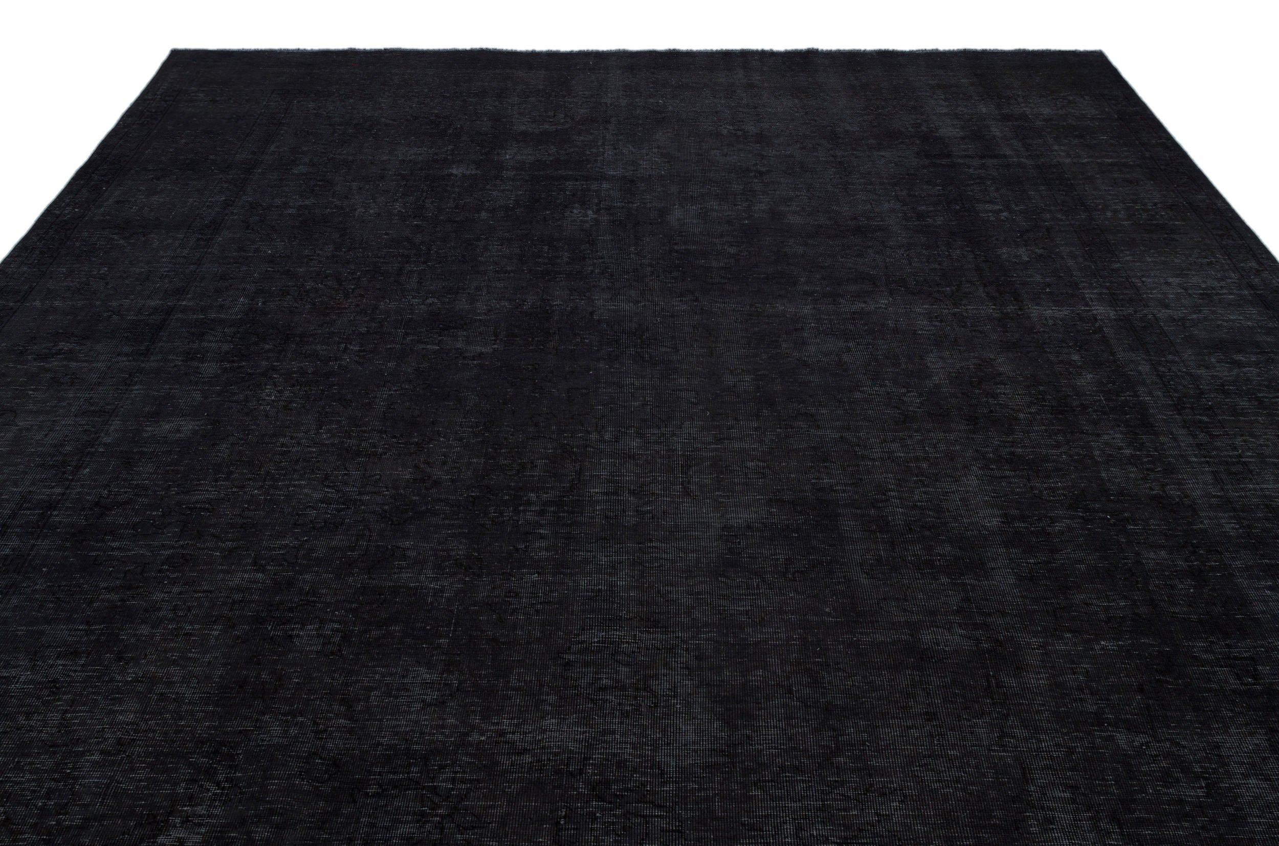 Gray Over Dyed Vintage XLarge Rug 9'11'' x 12'9'' ft 301 x 388 cm