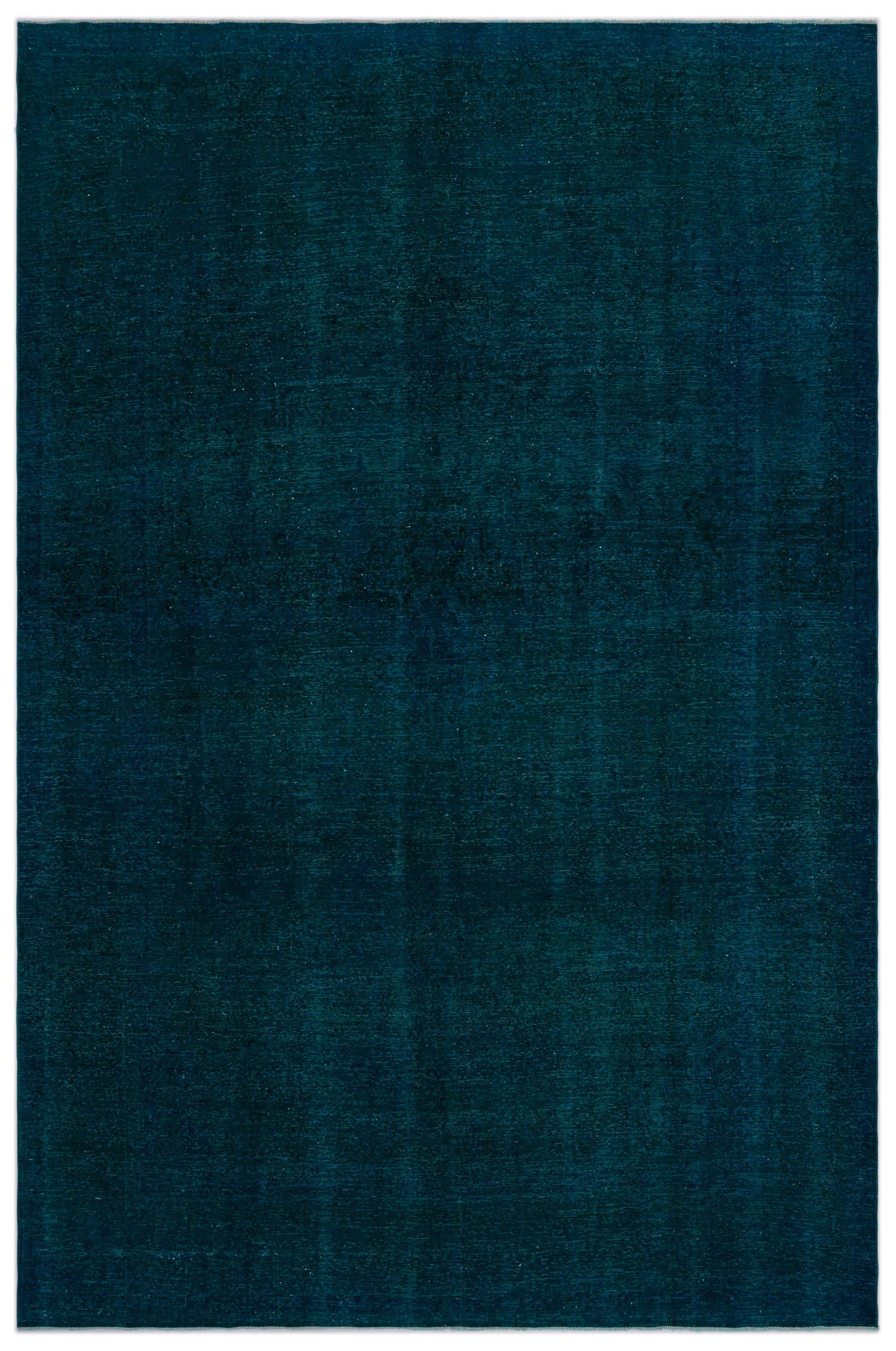 Turquoise  Over Dyed Vintage XLarge Rug 9'2'' x 13'9'' ft 279 x 420 cm