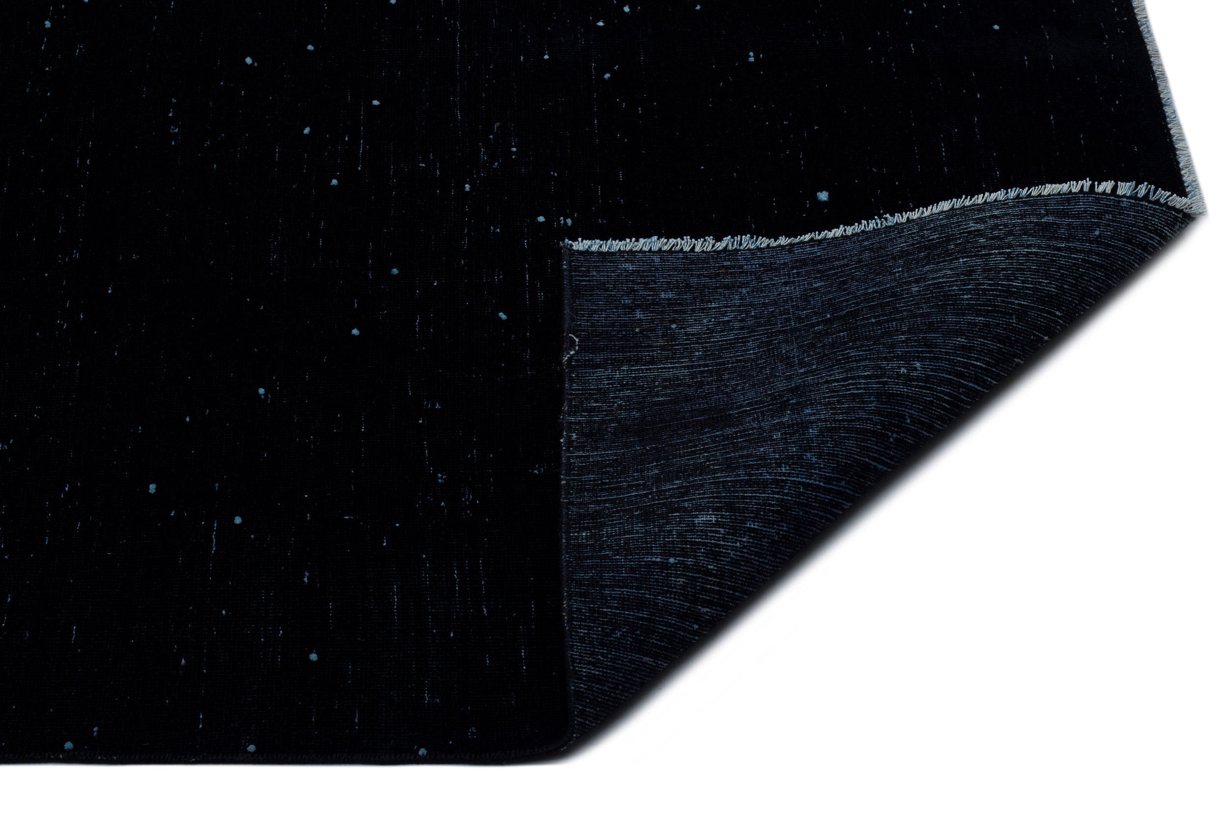 Black Over Dyed Vintage XLarge Rug 9'7'' x 13'9'' ft 291 x 418 cm