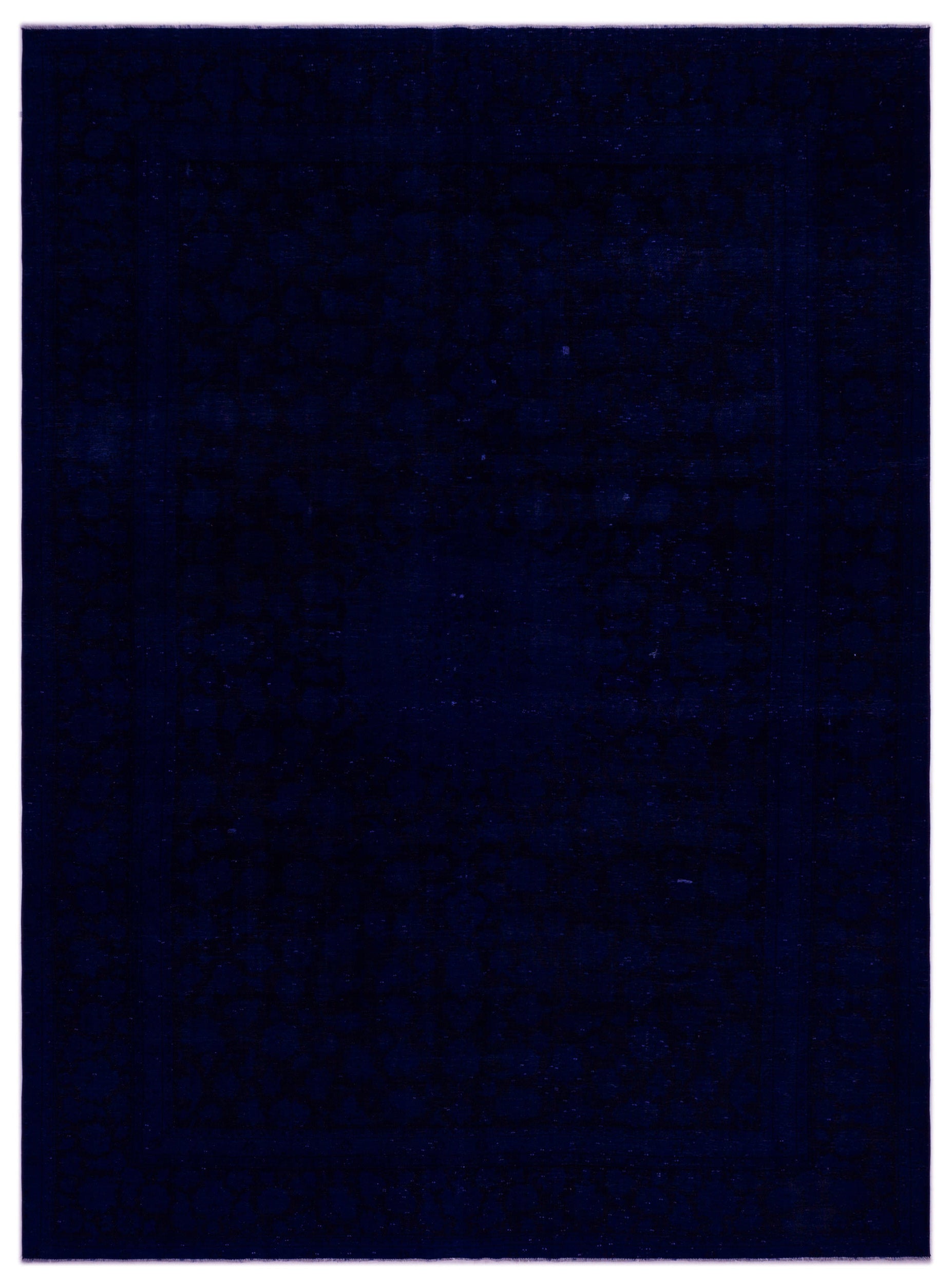 Blue Over Dyed Vintage XLarge Rug 9'0'' x 12'3'' ft 275 x 374 cm