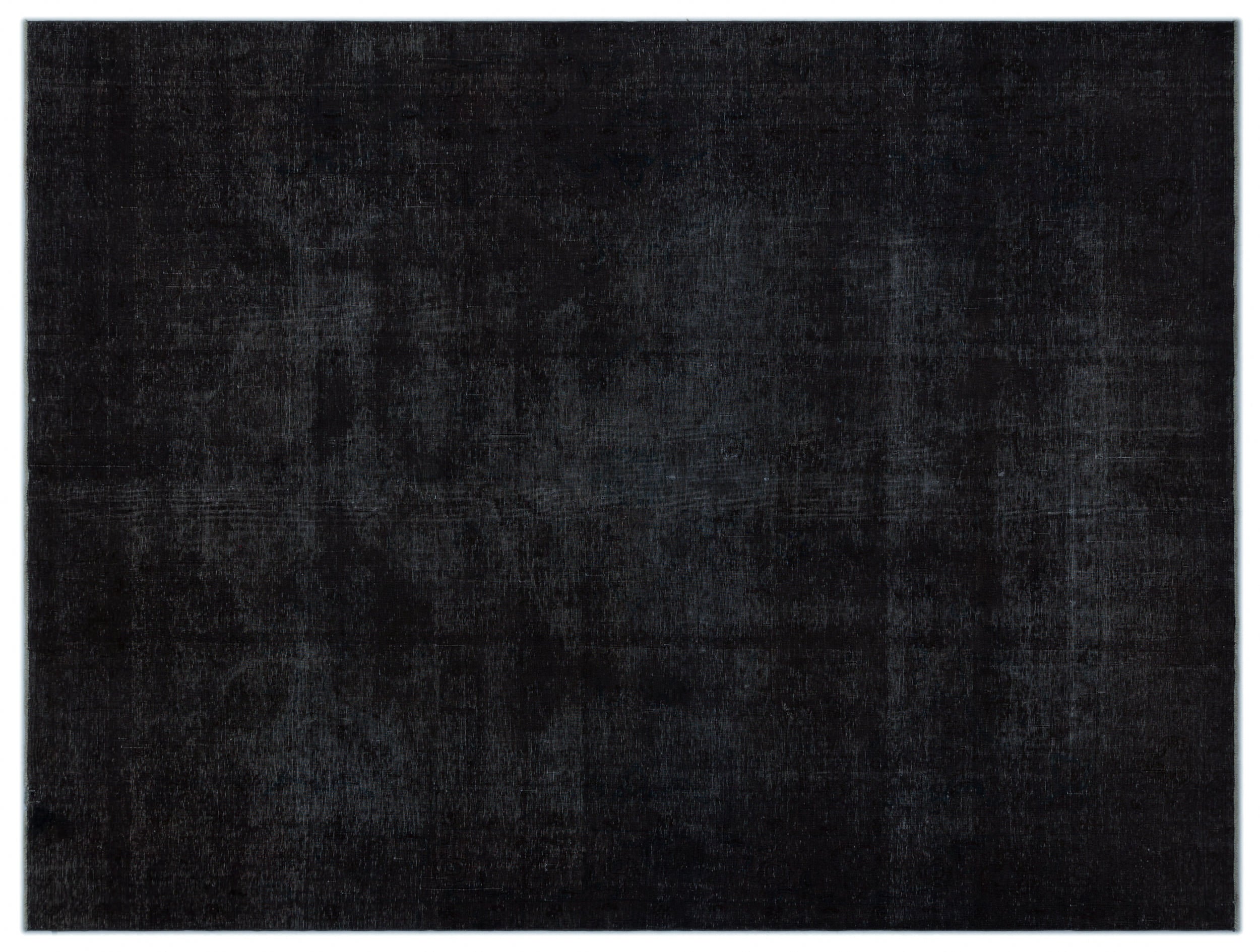 Black Over Dyed Vintage XLarge Rug 9'0'' x 12'6'' ft 275 x 380 cm