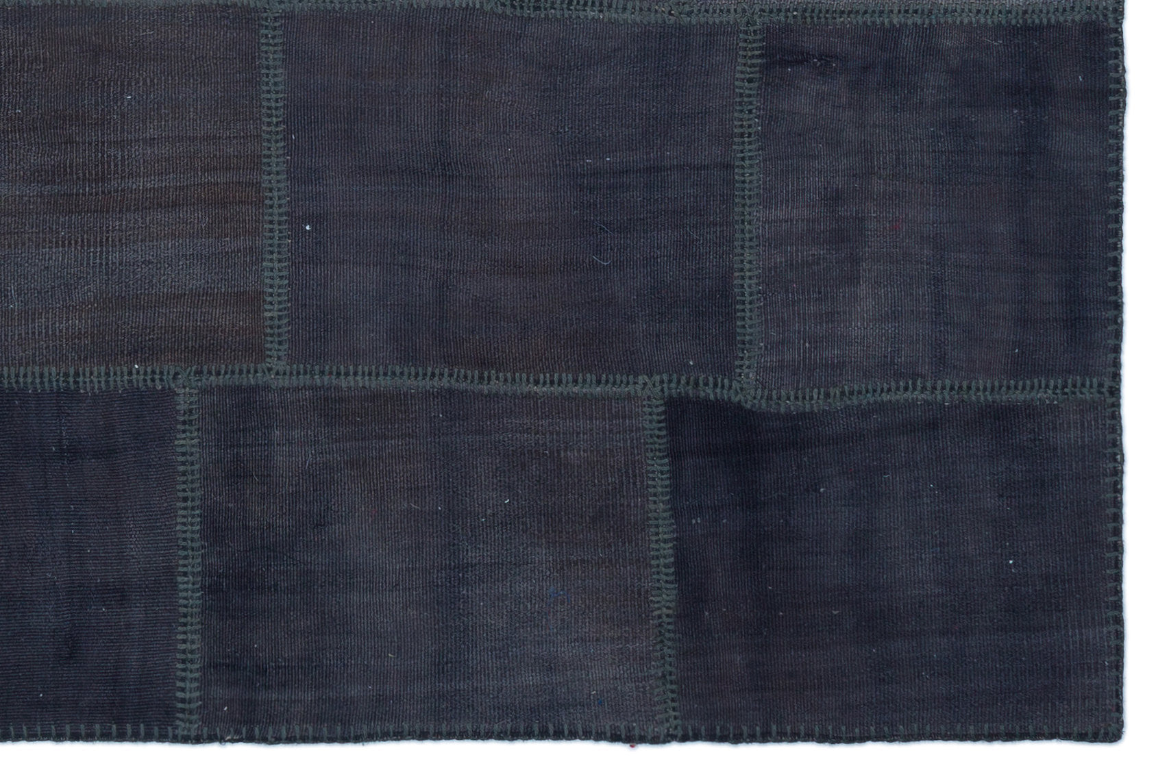 Mixed Over Dyed Kilim Patchwork Unique Rug 5'1'' x 7'8'' ft 155 x 234 cm