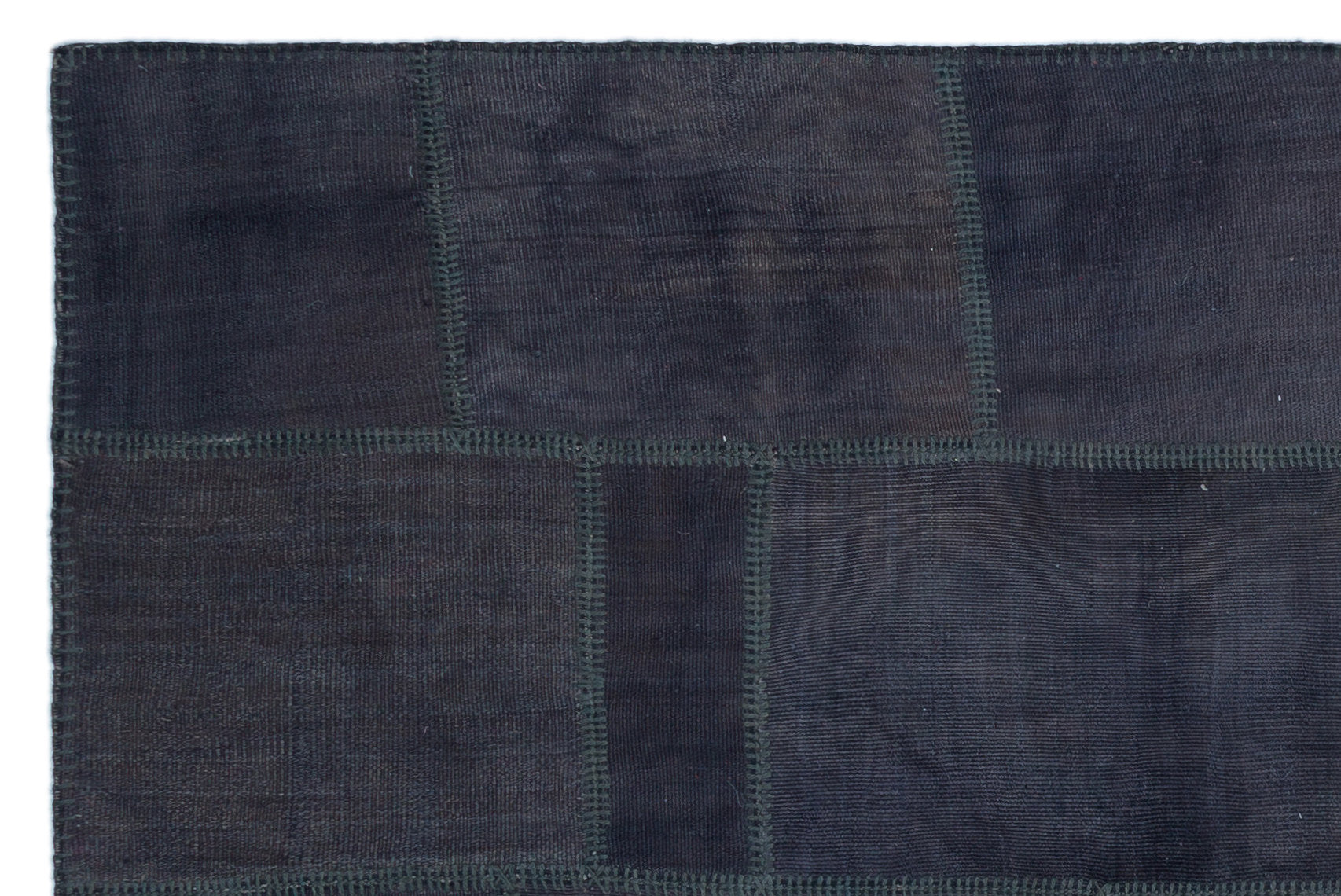 Mixed Over Dyed Kilim Patchwork Unique Rug 5'1'' x 7'8'' ft 155 x 234 cm