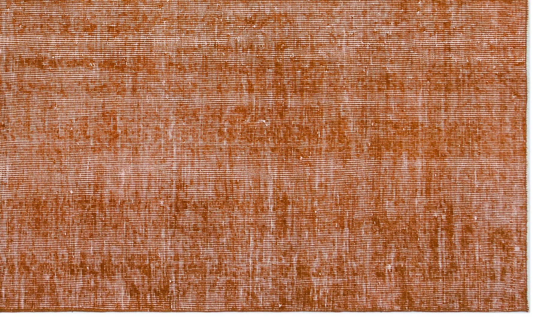 Orange Over Dyed Vintage Rug 4'12'' x 8'5'' ft 152 x 256 cm