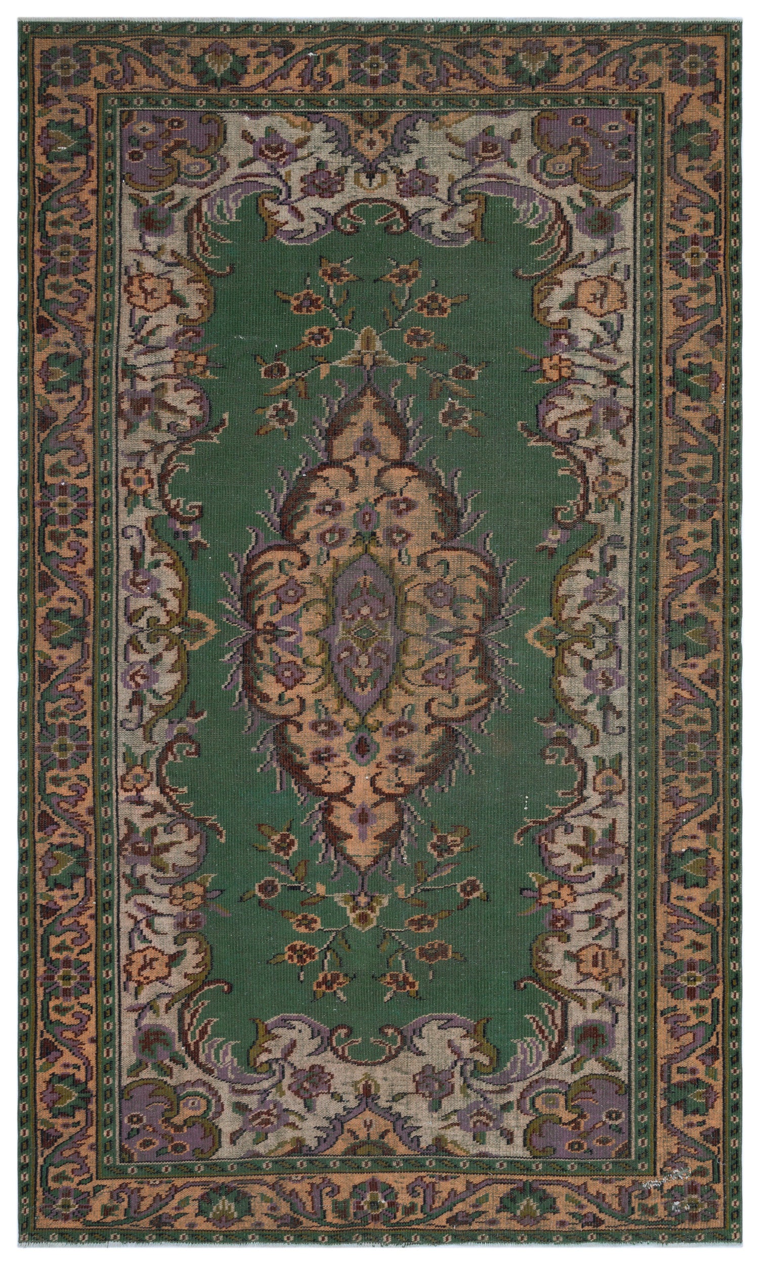 Naturel Over Dyed Vintage Rug 6'0'' x 10'2'' ft 183 x 309 cm