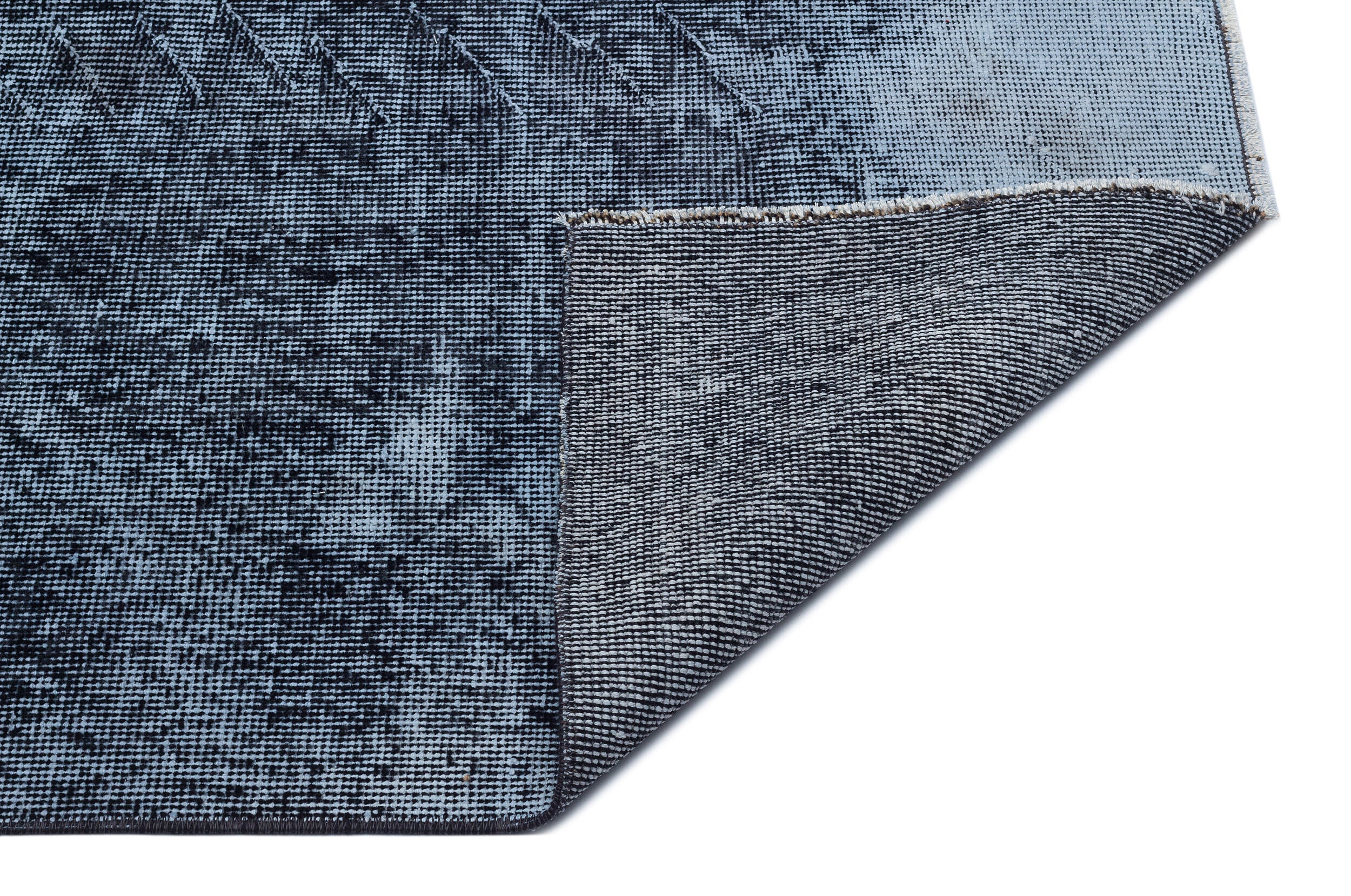Gray Over Dyed Vintage Rug 5'11'' x 9'10'' ft 180 x 300 cm