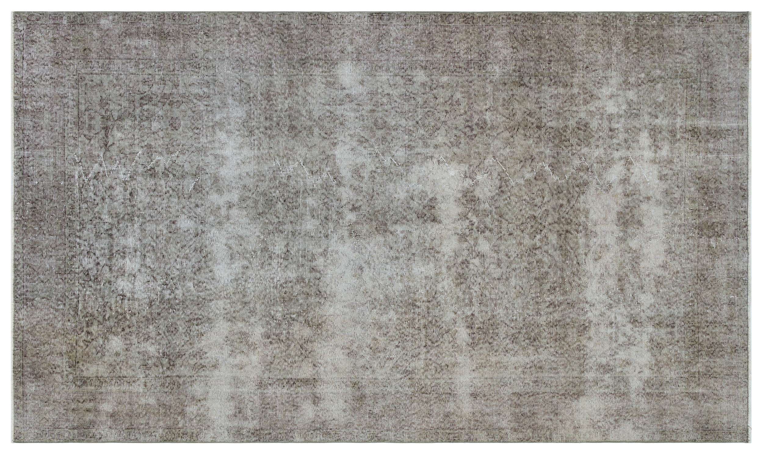 Gray Over Dyed Vintage Rug 5'0'' x 8'6'' ft 153 x 260 cm