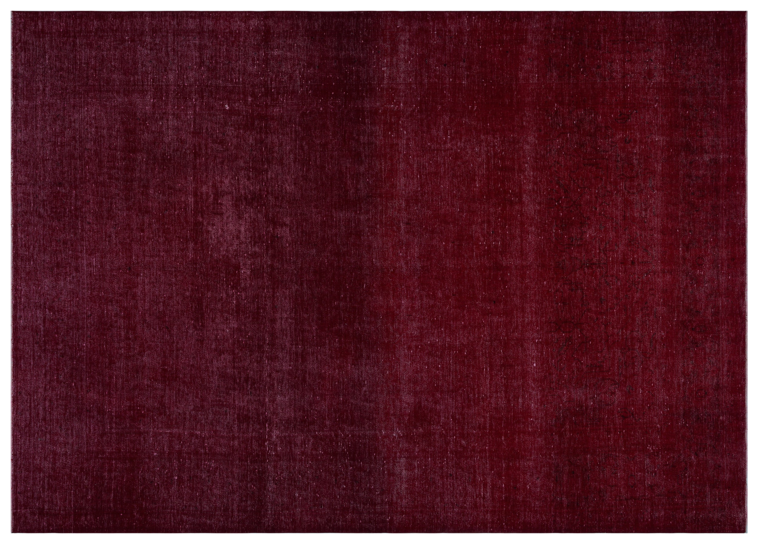 Red Over Dyed Vintage XLarge Rug 9'3'' x 13'0'' ft 281 x 397 cm