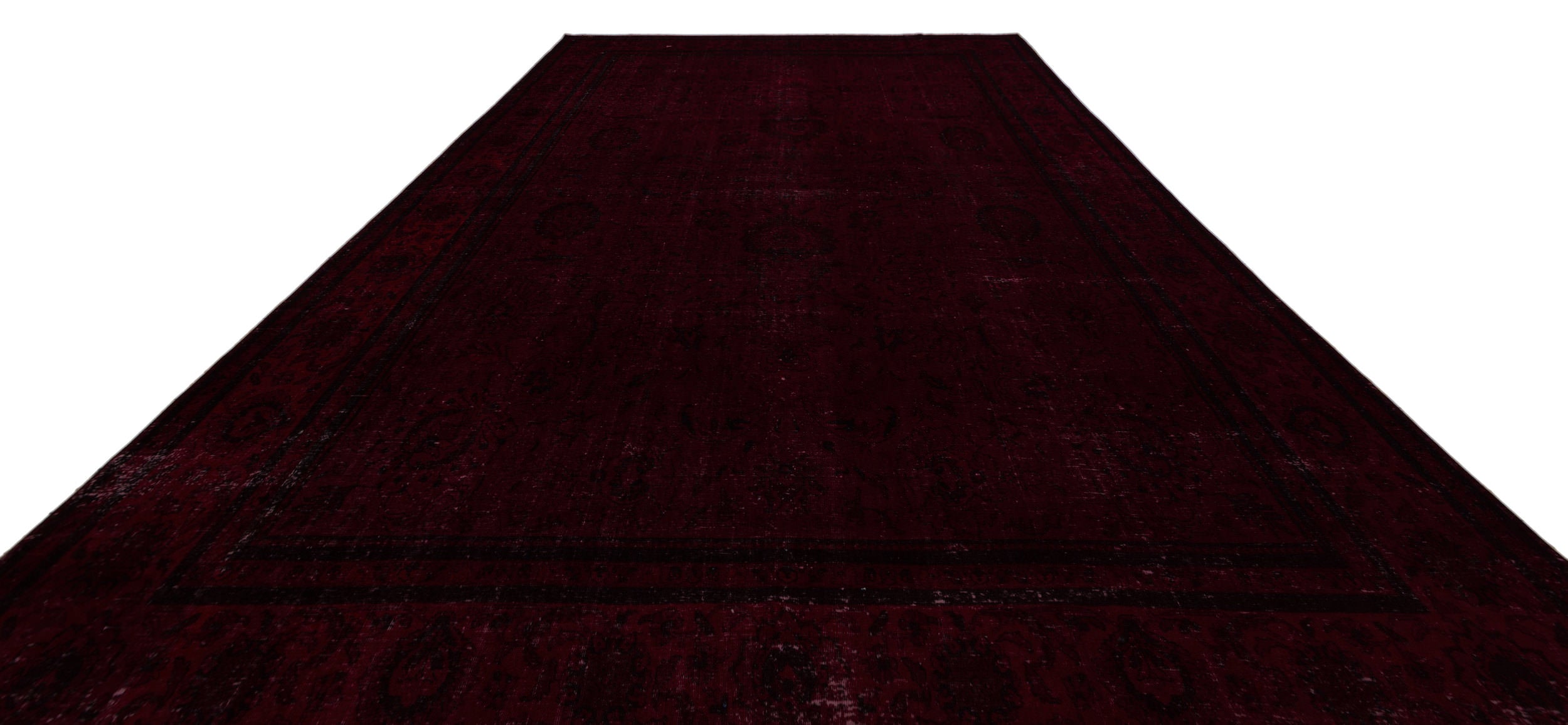 Red Over Dyed Vintage XLarge Rug 10'7'' x 14'4'' ft 323 x 436 cm