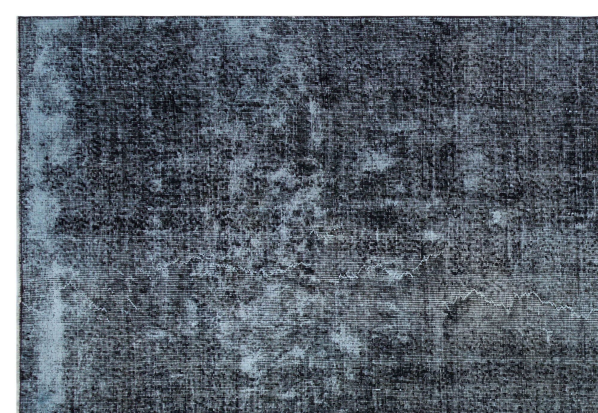 Gray Over Dyed Vintage Rug 6'10'' x 10'1'' ft 209 x 307 cm