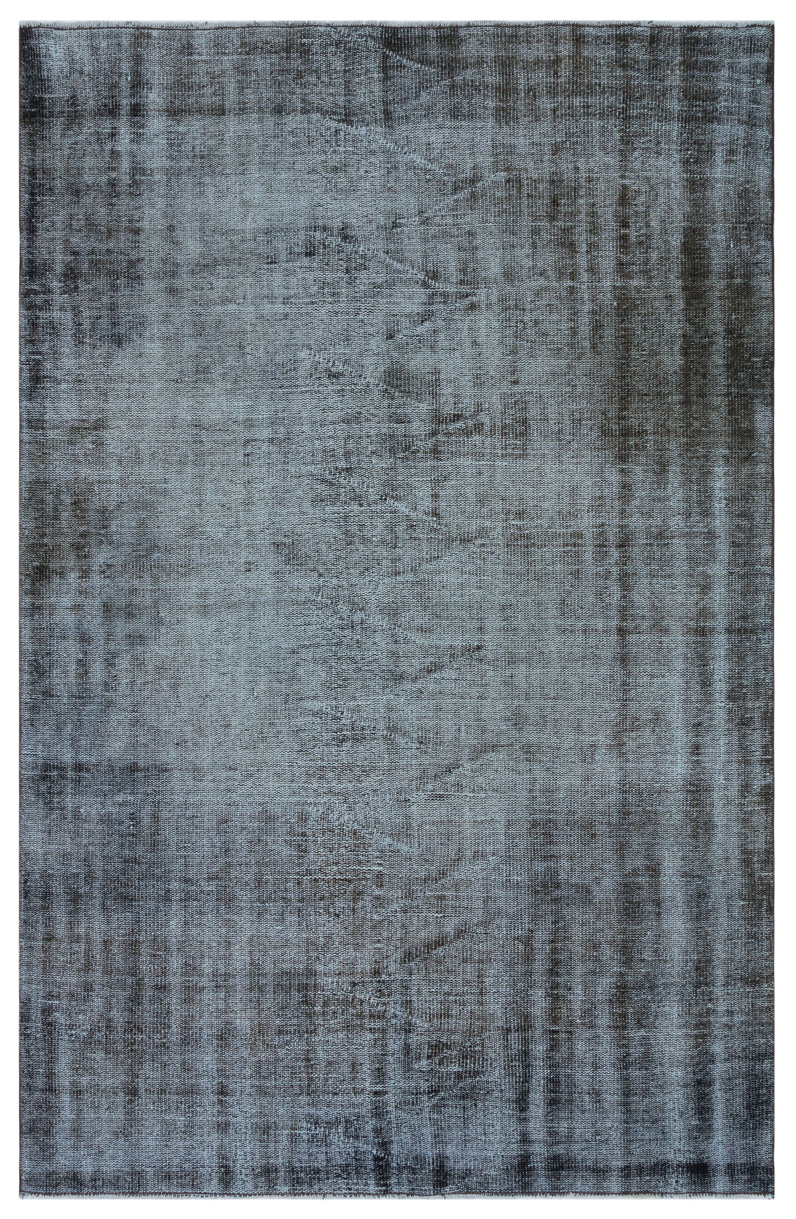 Gray Over Dyed Vintage Rug 5'3'' x 7'12'' ft 159 x 243 cm