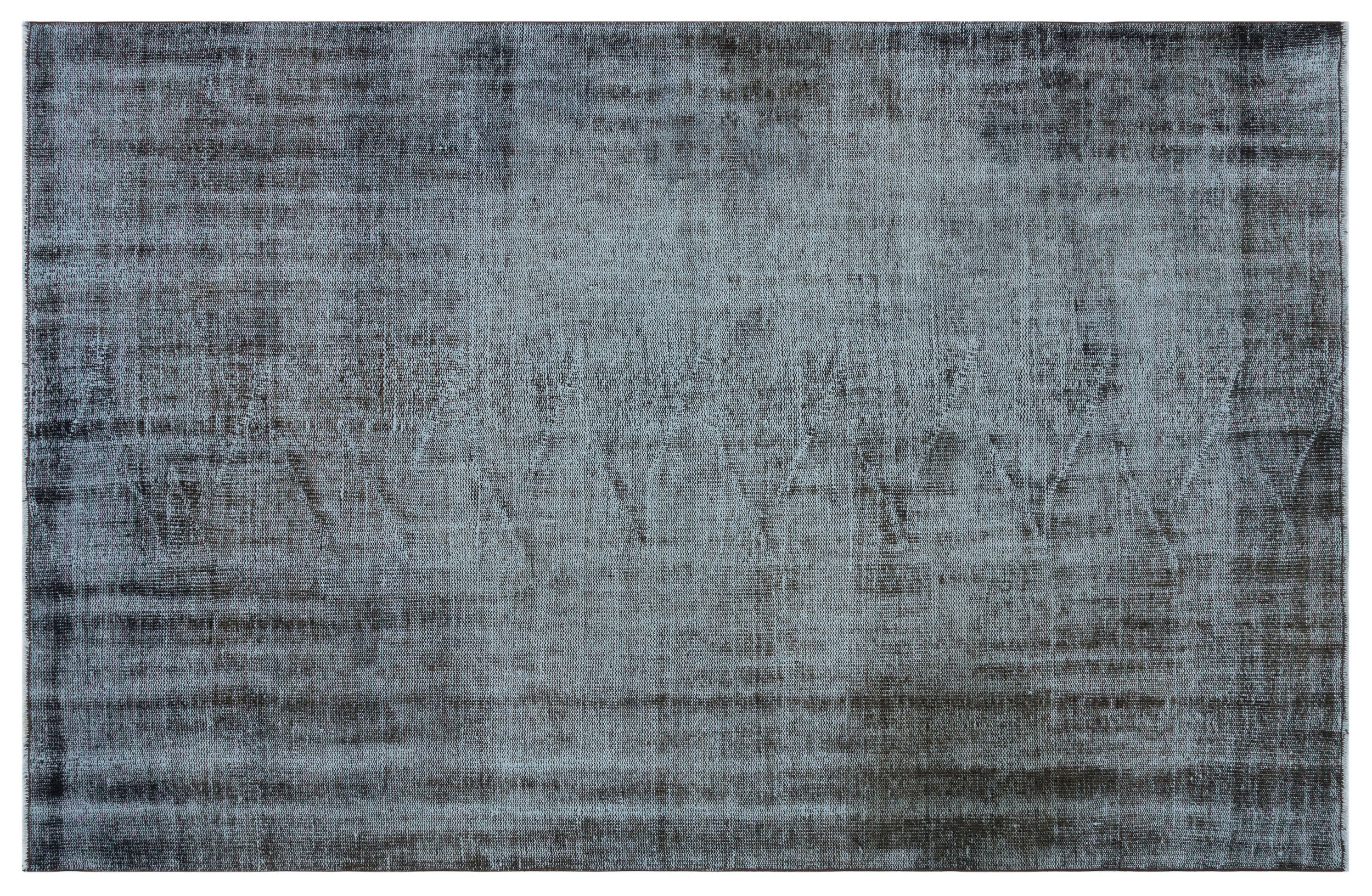 Gray Over Dyed Vintage Rug 5'3'' x 7'12'' ft 159 x 243 cm