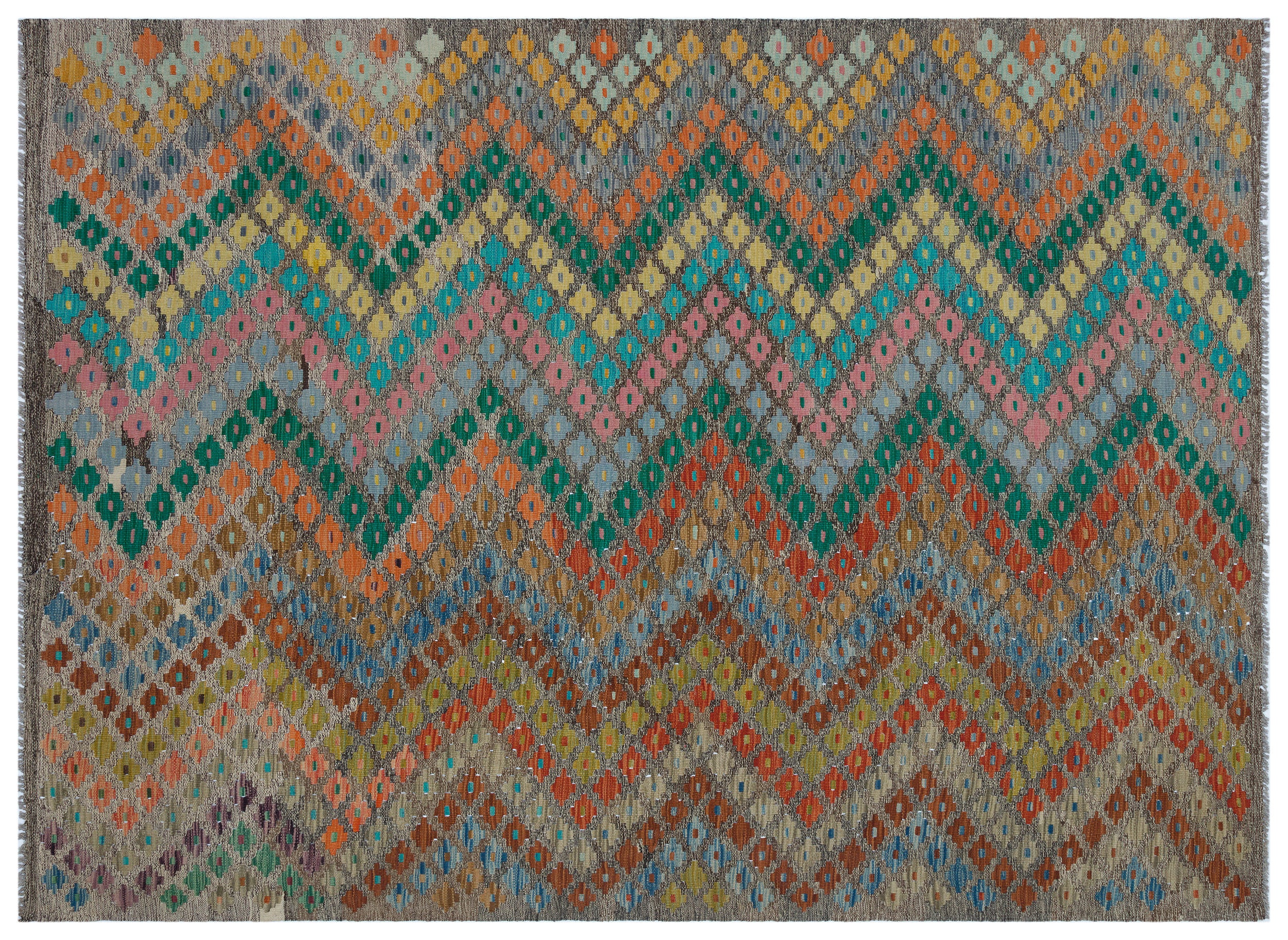 Naturel Over Dyed Kandahar Rug 5'11'' x 8'0'' ft 180 x 244 cm