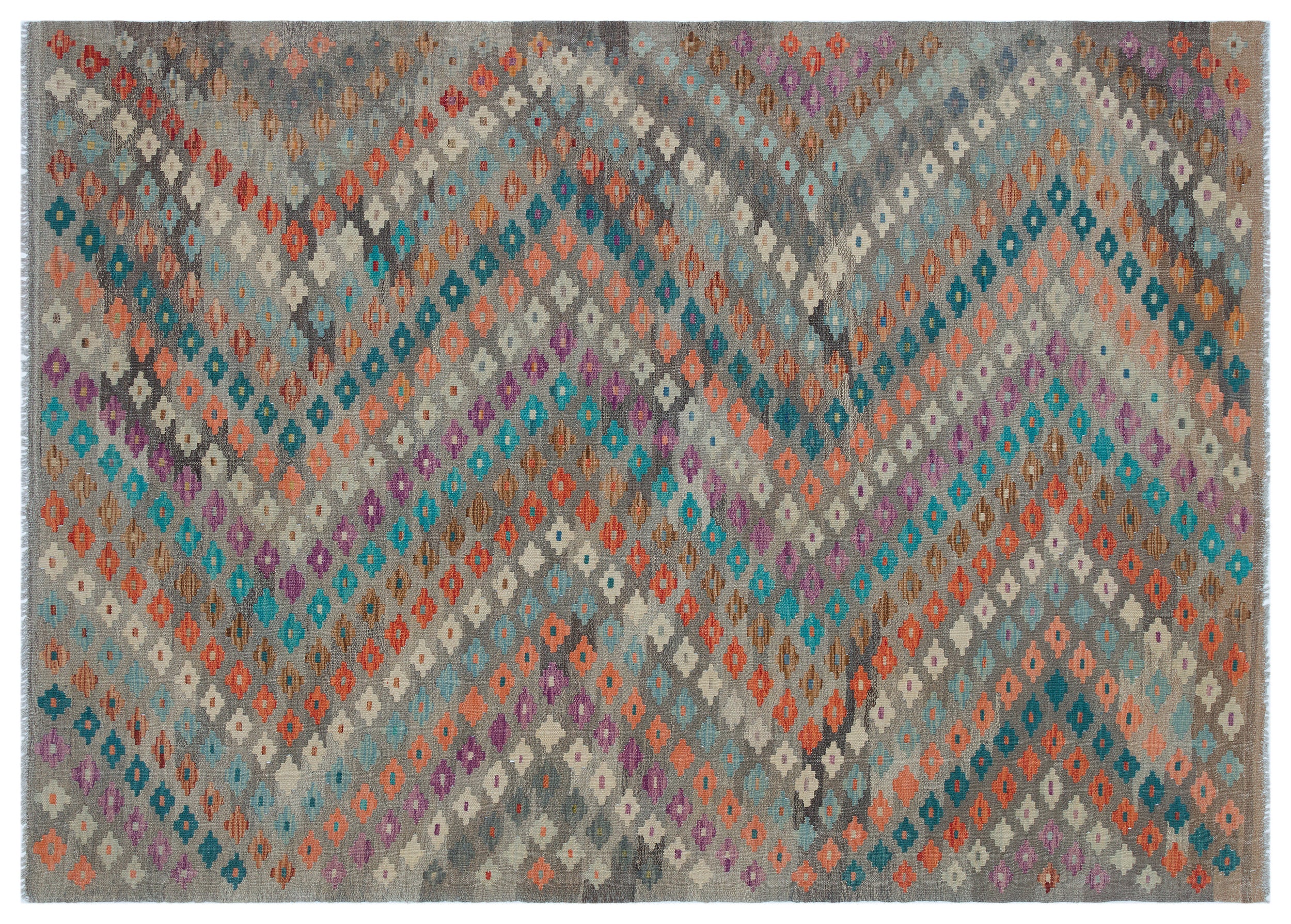 Naturel Over Dyed Kandahar Rug 5'9'' x 8'1'' ft 175 x 247 cm