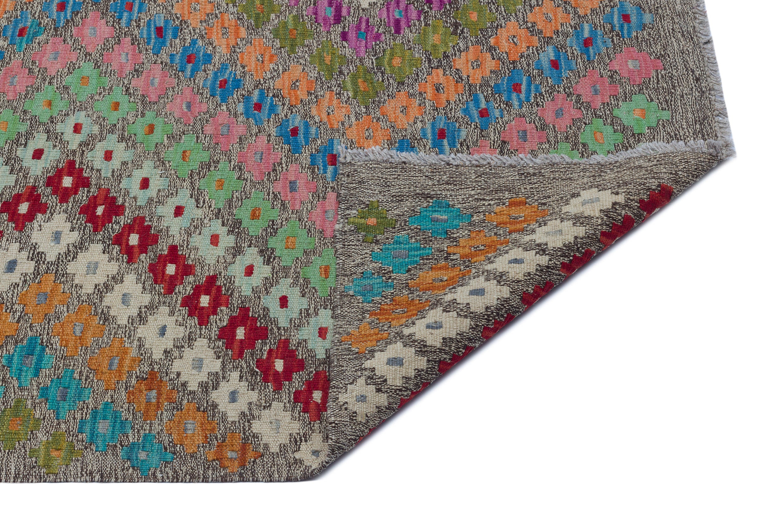 Naturel Over Dyed Kandahar Rug 5'10'' x 8'1'' ft 178 x 246 cm