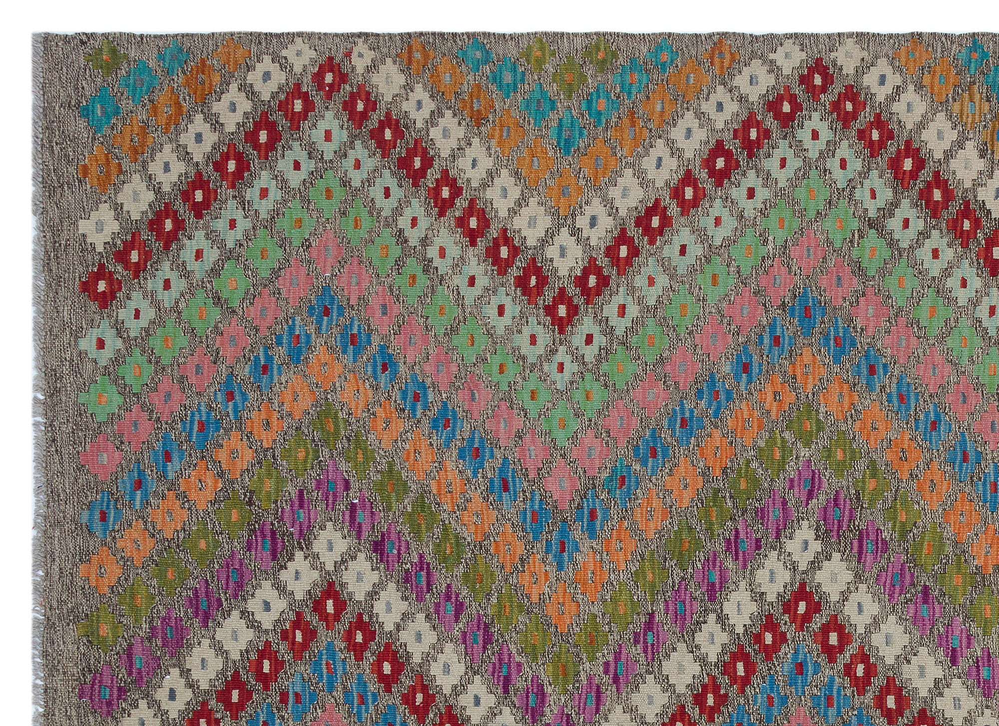 Naturel Over Dyed Kandahar Rug 5'10'' x 8'1'' ft 178 x 246 cm
