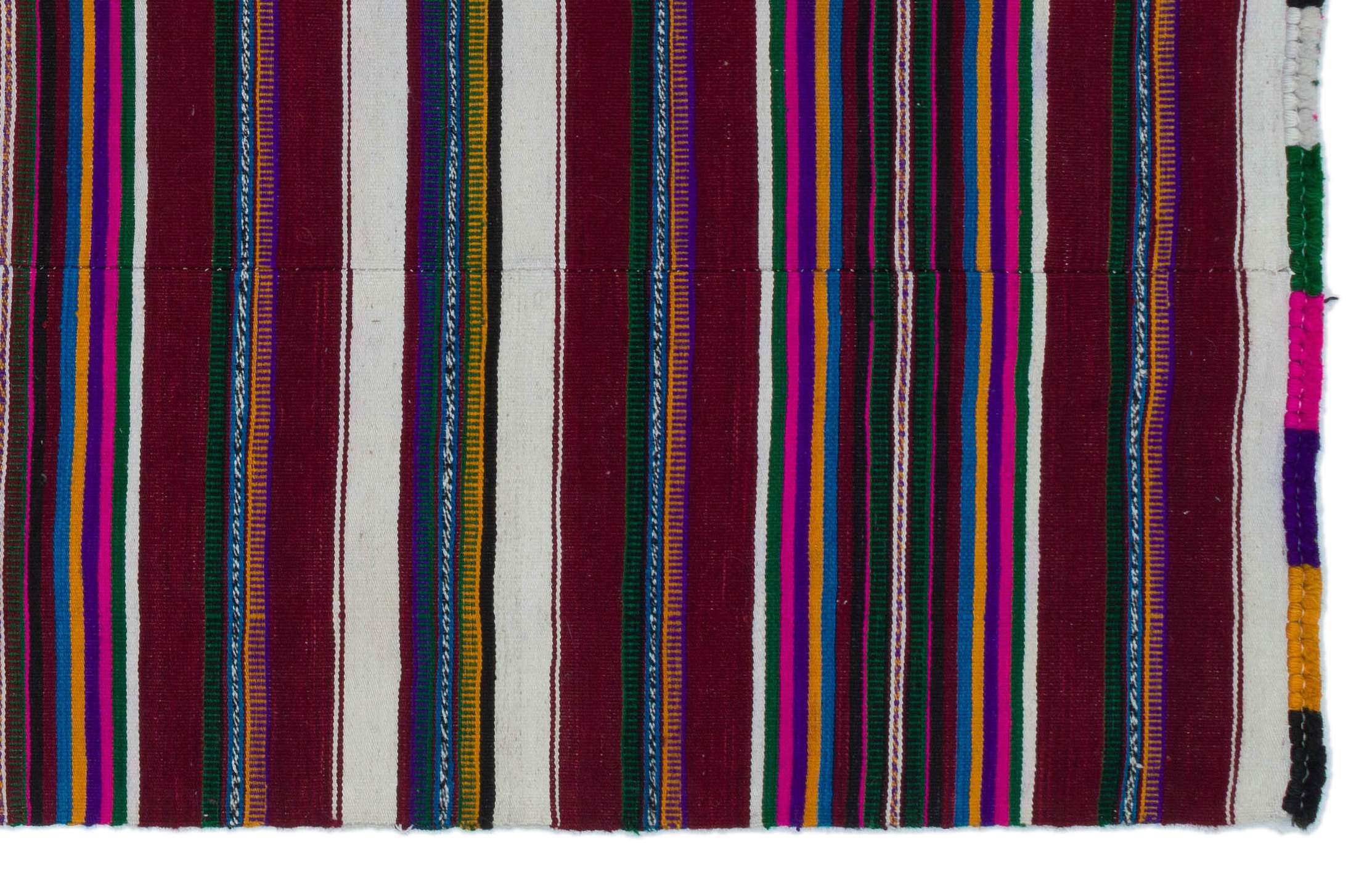 Natural Chaput Kilim Rug 4'1'' x 6'5'' ft 124 x 195 cm