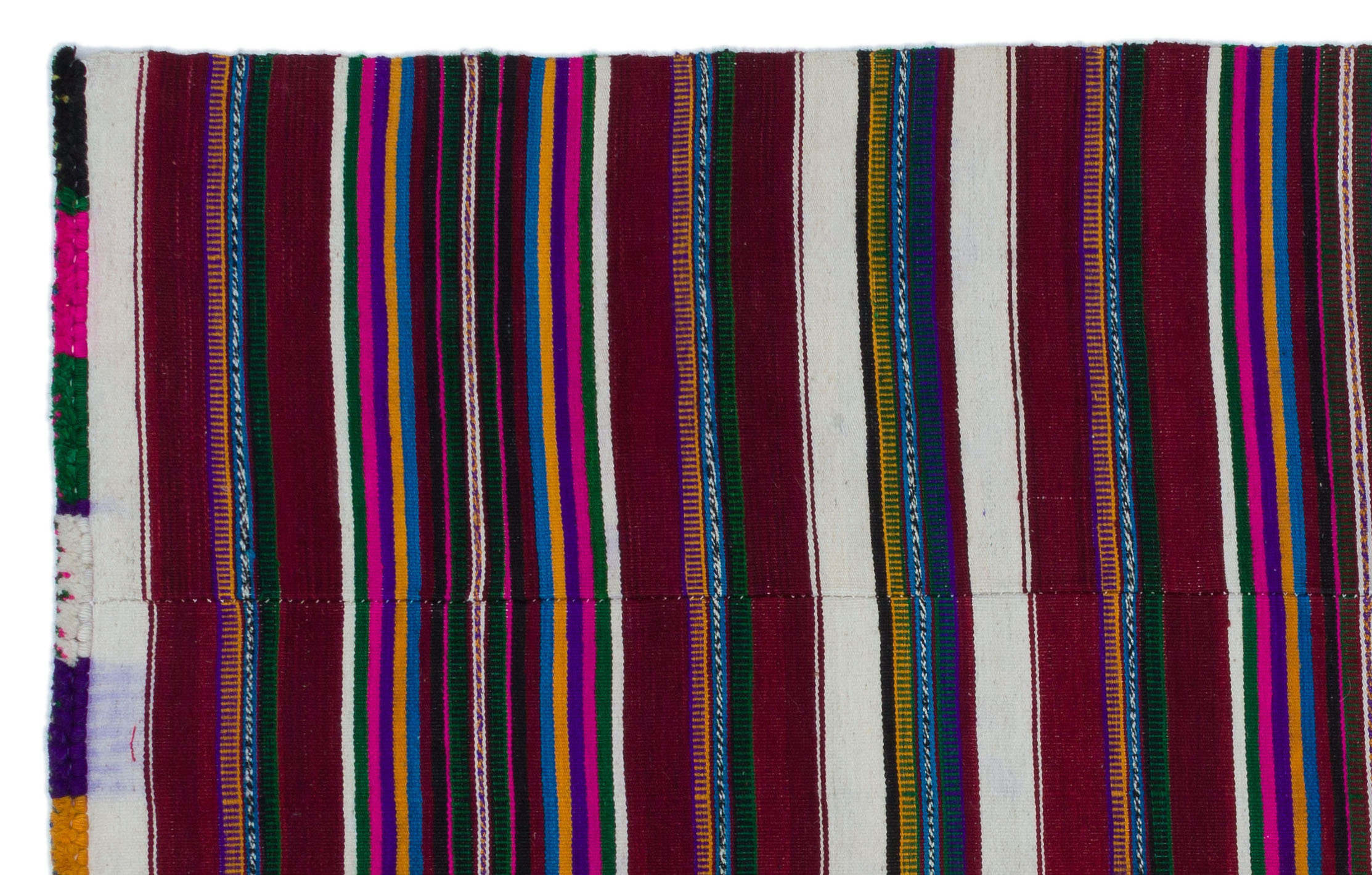 Natural Chaput Kilim Rug 4'1'' x 6'5'' ft 124 x 195 cm