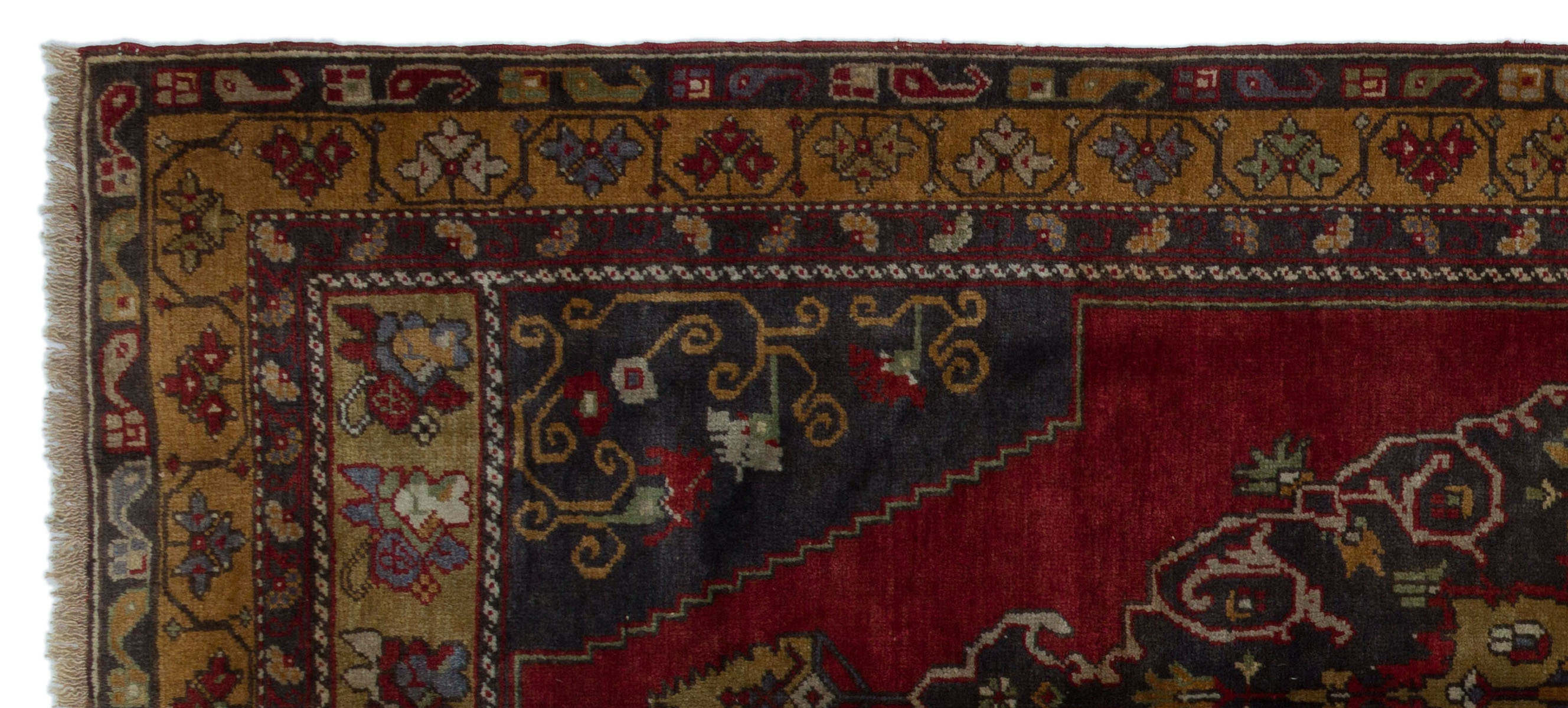 Natural Anatolium Turkish Vintage Runner 3'5'' x 7'9'' ft 104 x 236 cm