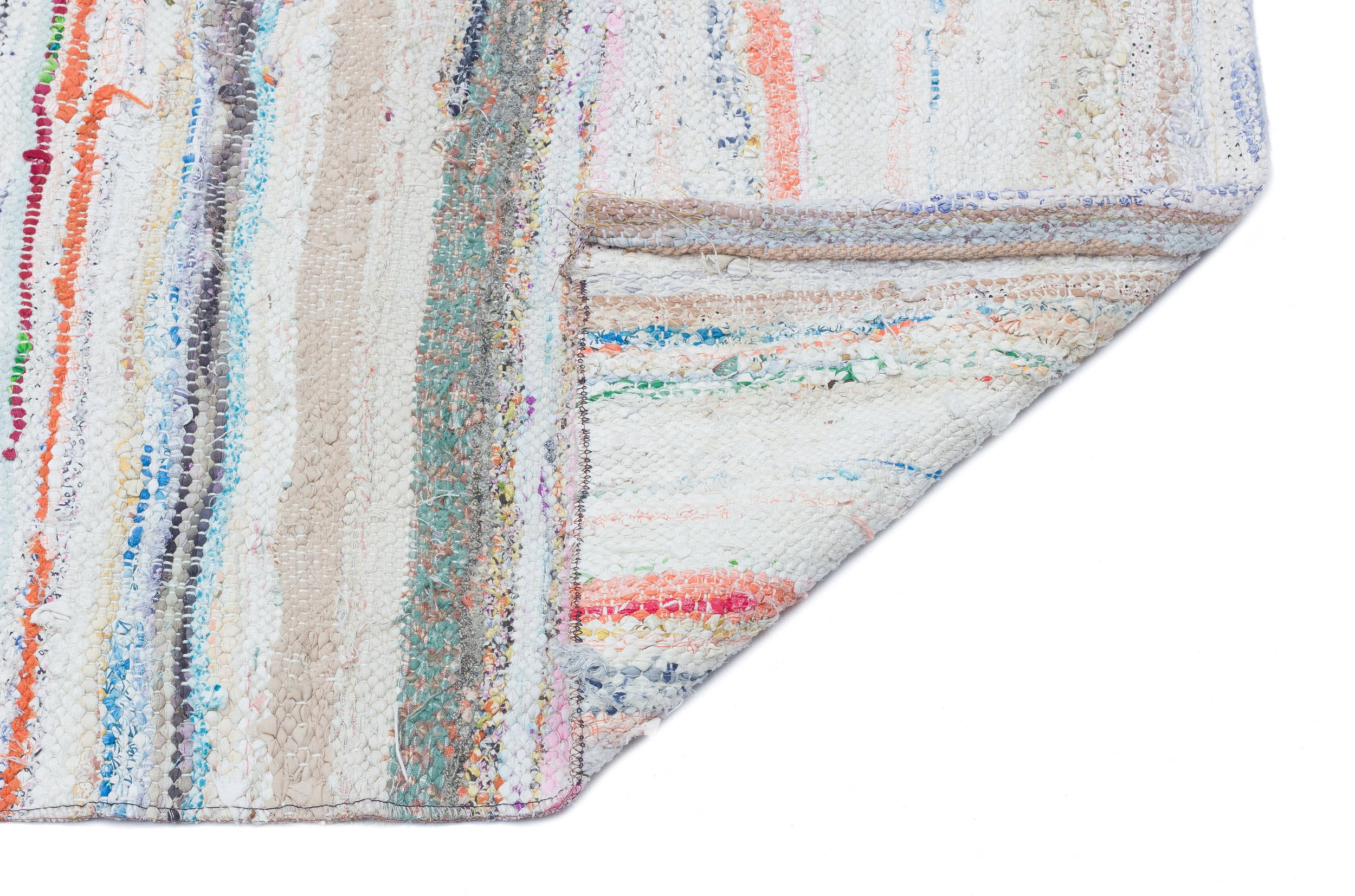 Chaput Over Dyed Kilim Rug 3'4'' x 9'9'' ft 102 x 296 cm