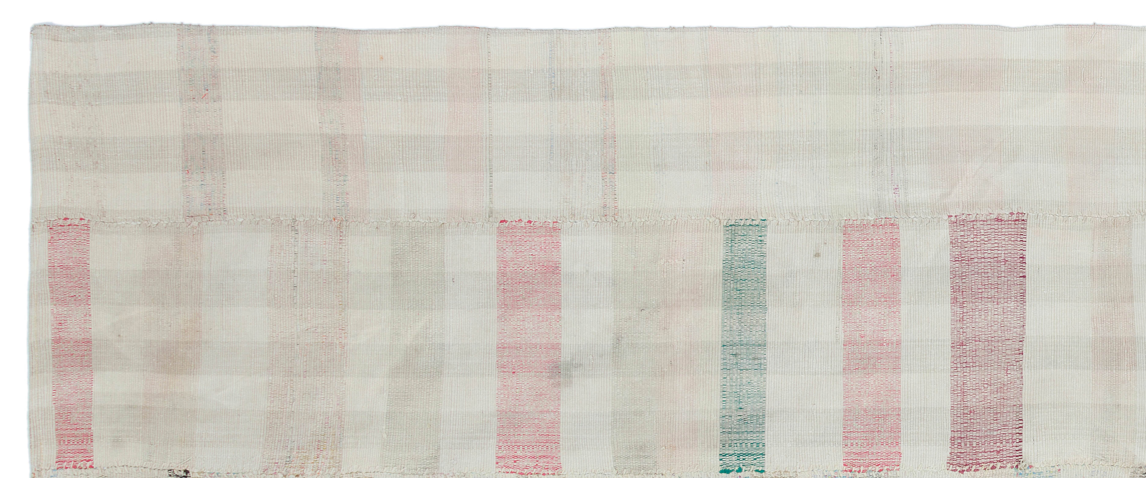 Chaput Over Dyed Kilim Rug 4'6'' x 10'10'' ft 137 x 330 cm