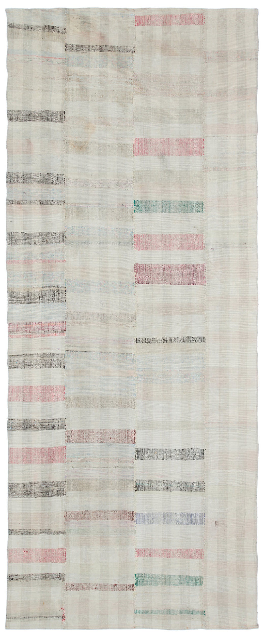 Chaput Over Dyed Kilim Rug 4'6'' x 10'10'' ft 137 x 330 cm
