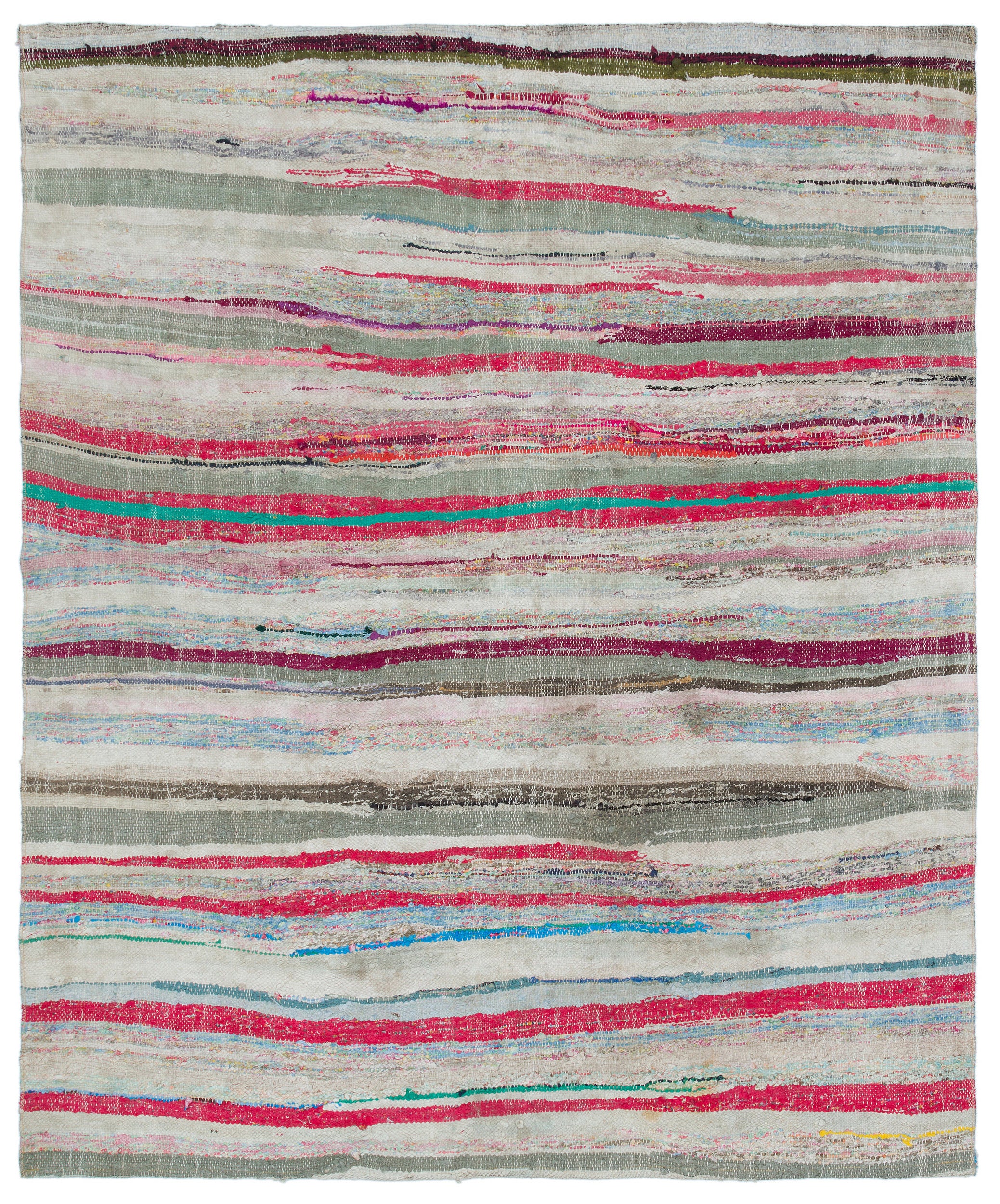 Chaput Over Dyed Kilim Rug 5'5'' x 6'5'' ft 166 x 196 cm
