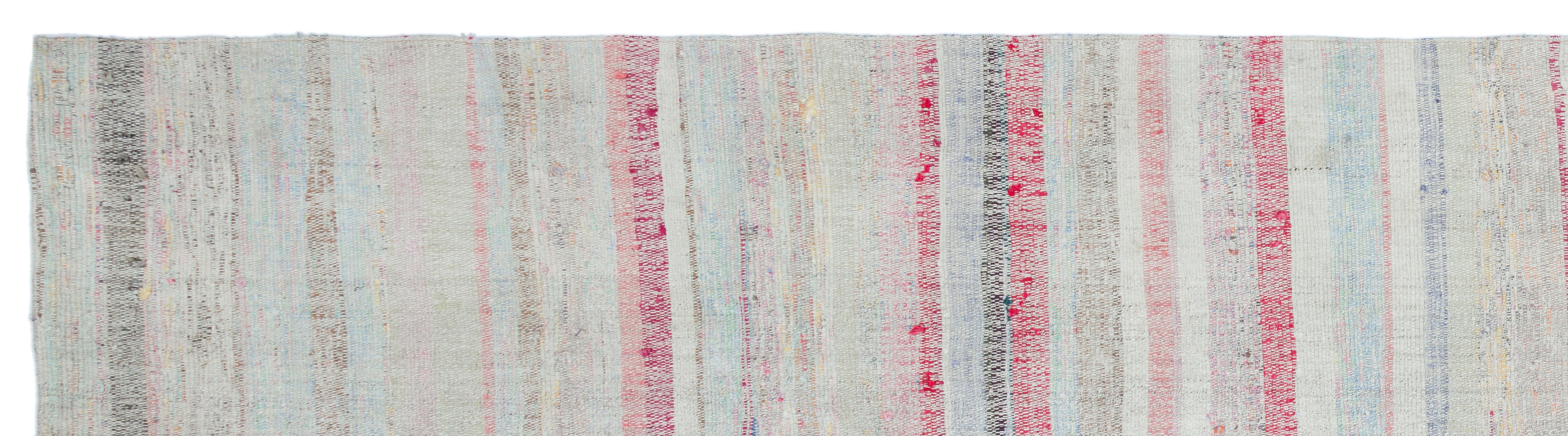 Chaput Over Dyed Kilim Rug 3'4'' x 12'8'' ft 102 x 385 cm