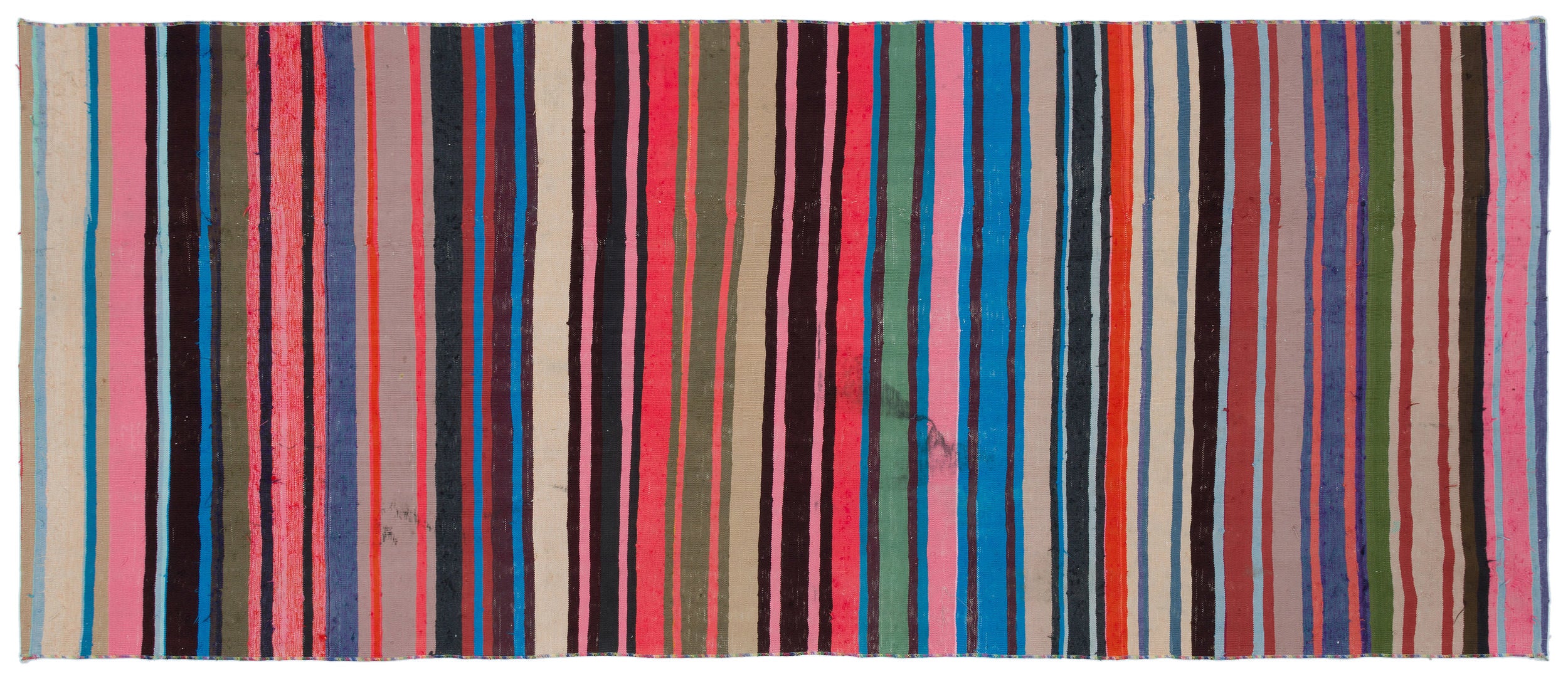 Chaput Over Dyed Kilim Rug 4'1'' x 9'10'' ft 125 x 300 cm