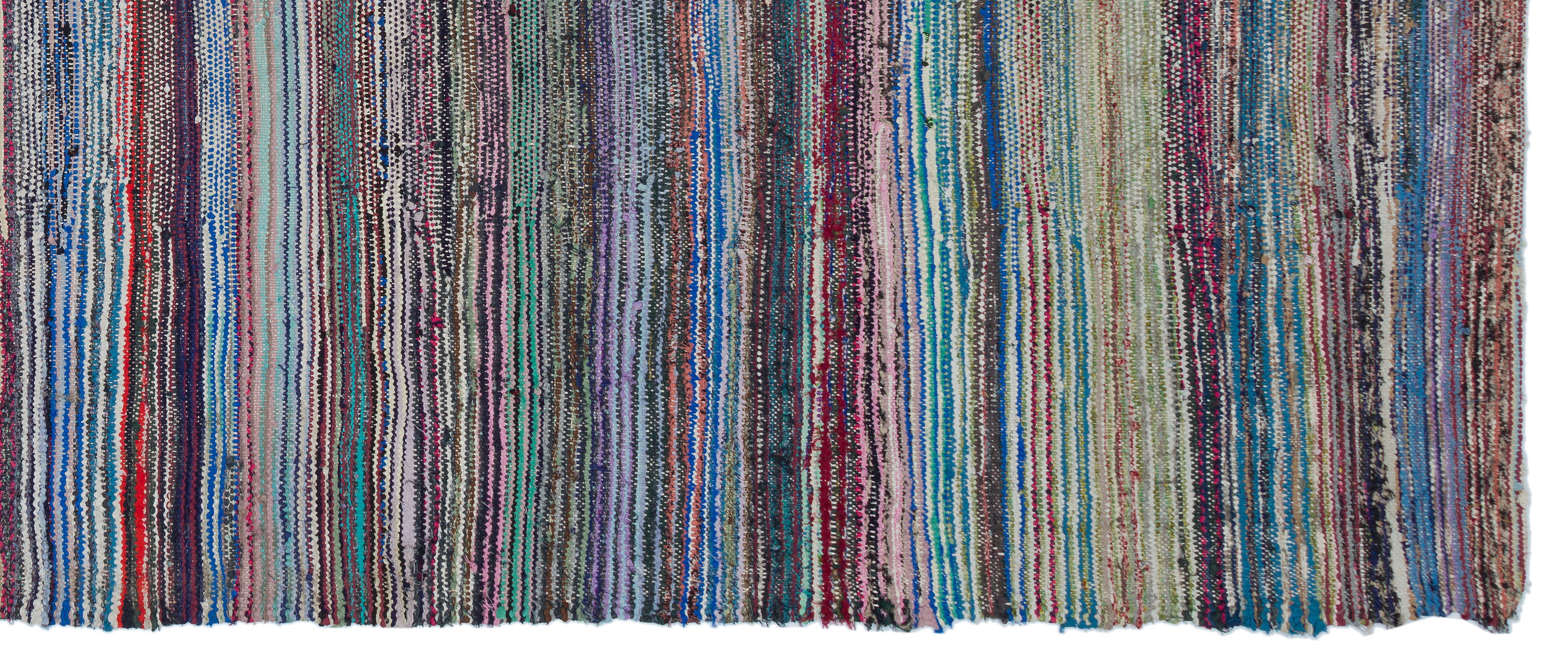Chaput Over Dyed Kilim Rug 4'11'' x 11'11'' ft 151 x 364 cm