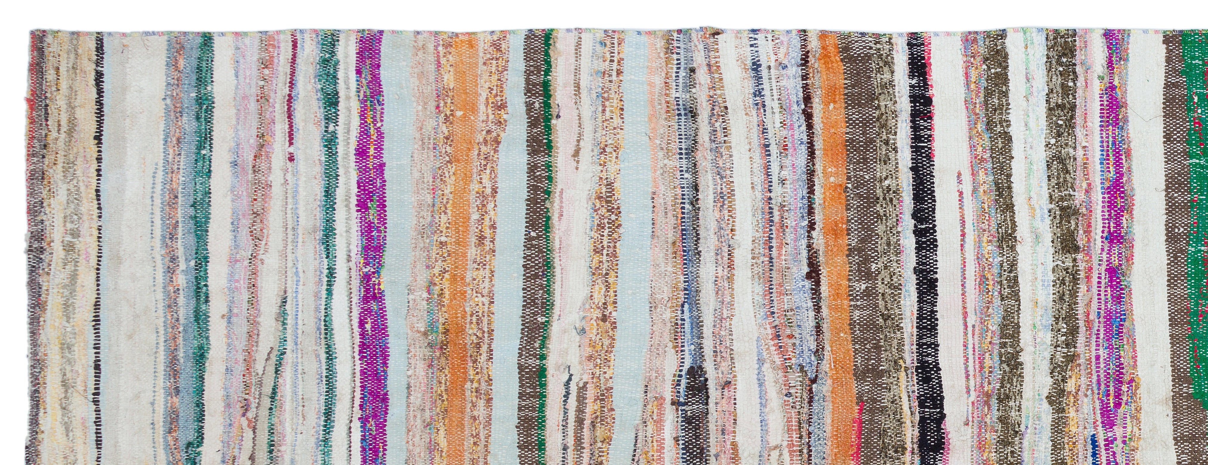 Chaput Over Dyed Kilim Rug 4'4'' x 11'9'' ft 131 x 358 cm
