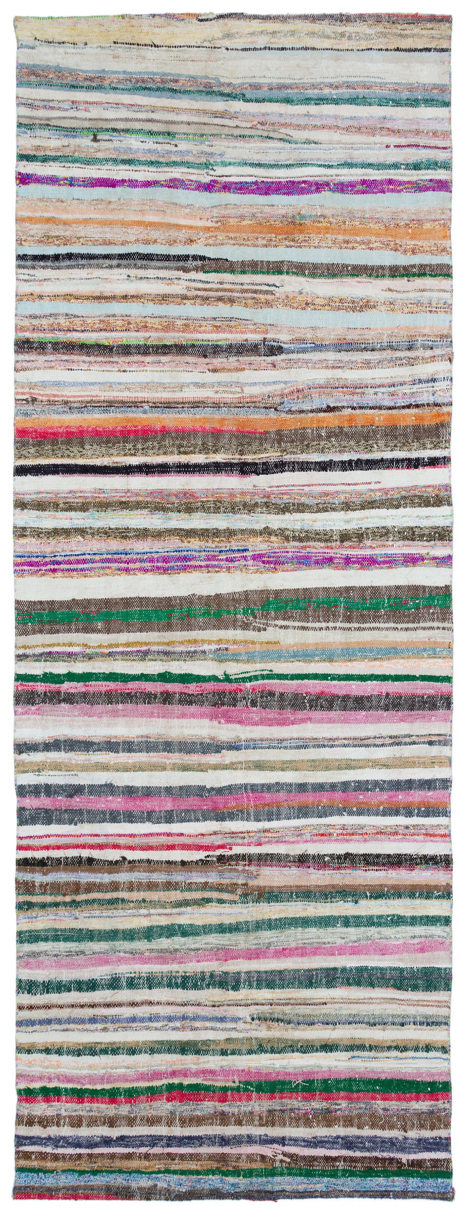 Chaput Over Dyed Kilim Rug 4'4'' x 11'9'' ft 131 x 358 cm
