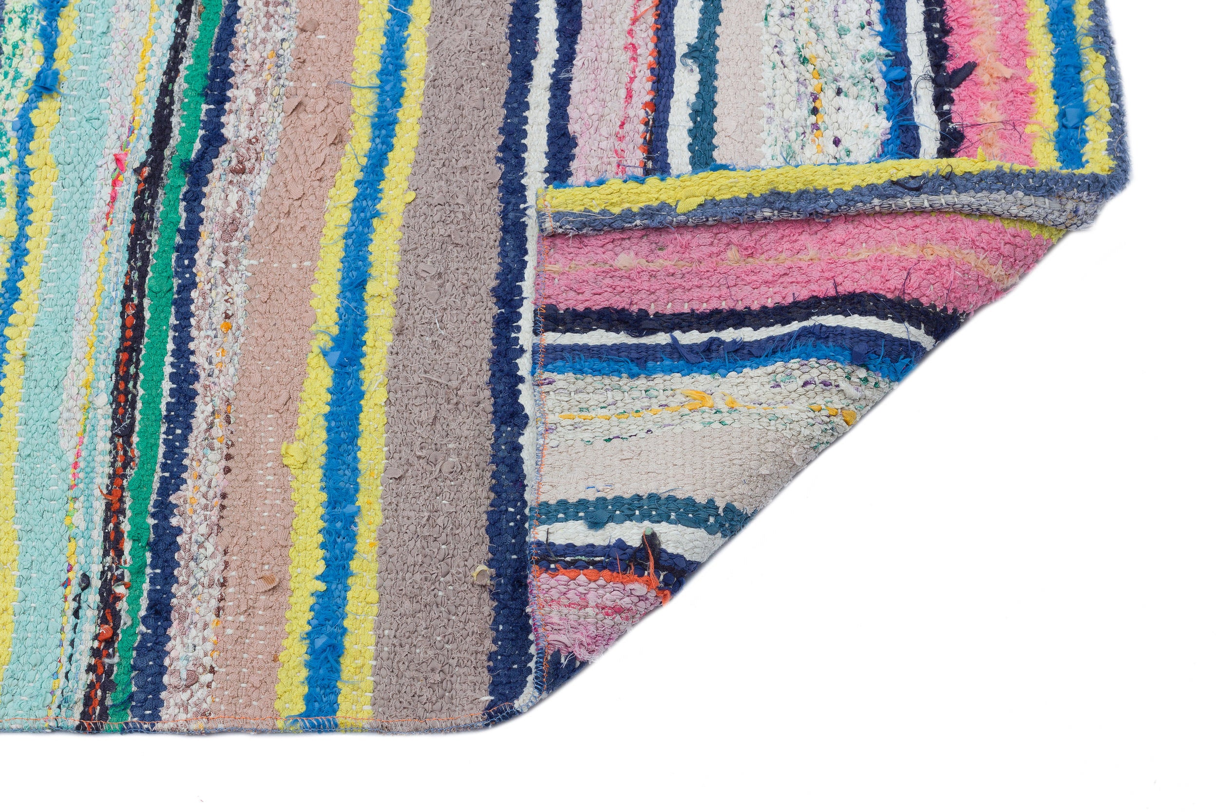 Chaput Over Dyed Kilim Rug 3'5'' x 9'12'' ft 103 x 304 cm