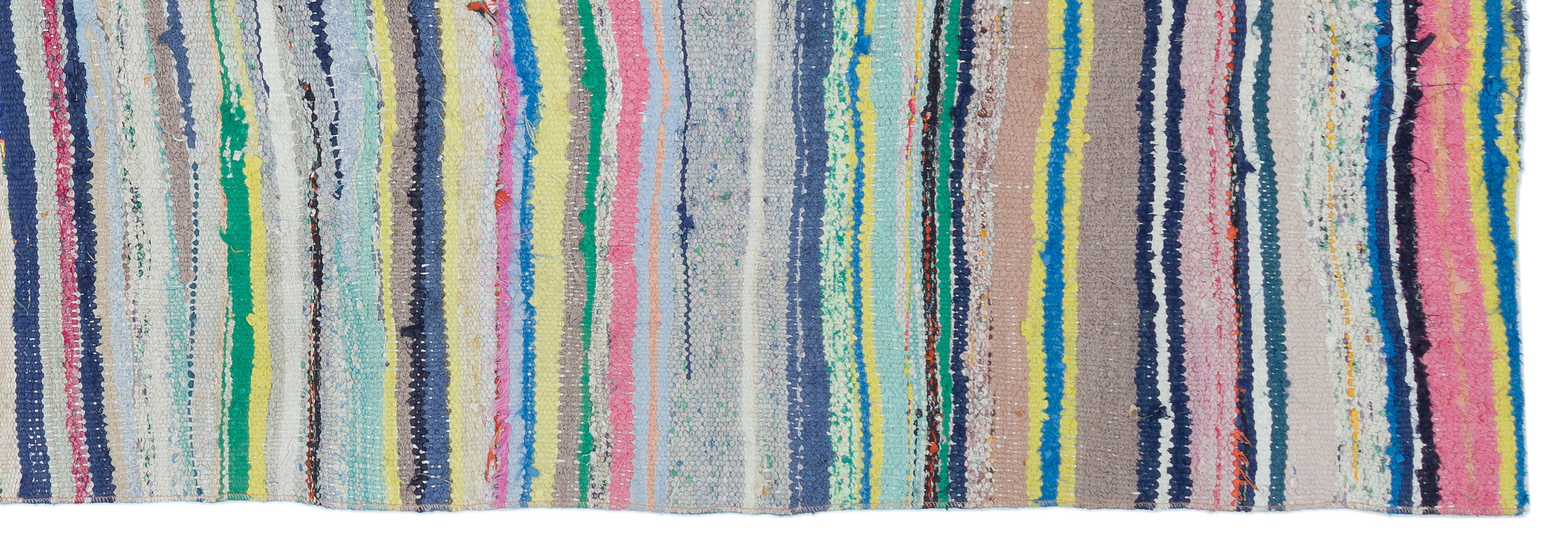 Chaput Over Dyed Kilim Rug 3'5'' x 9'12'' ft 103 x 304 cm
