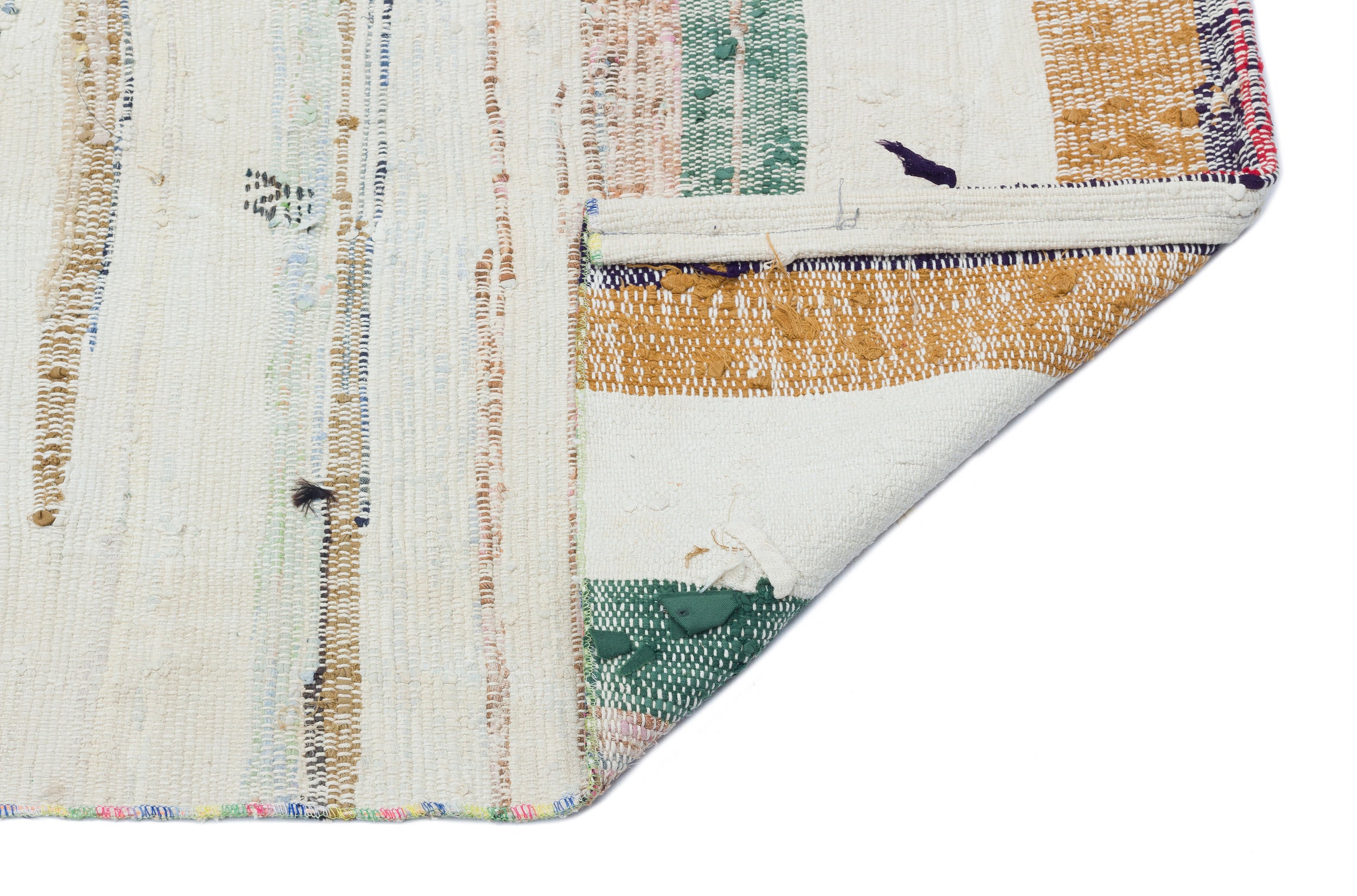Chaput Over Dyed Kilim Rug 2'6'' x 9'1'' ft 77 x 278 cm