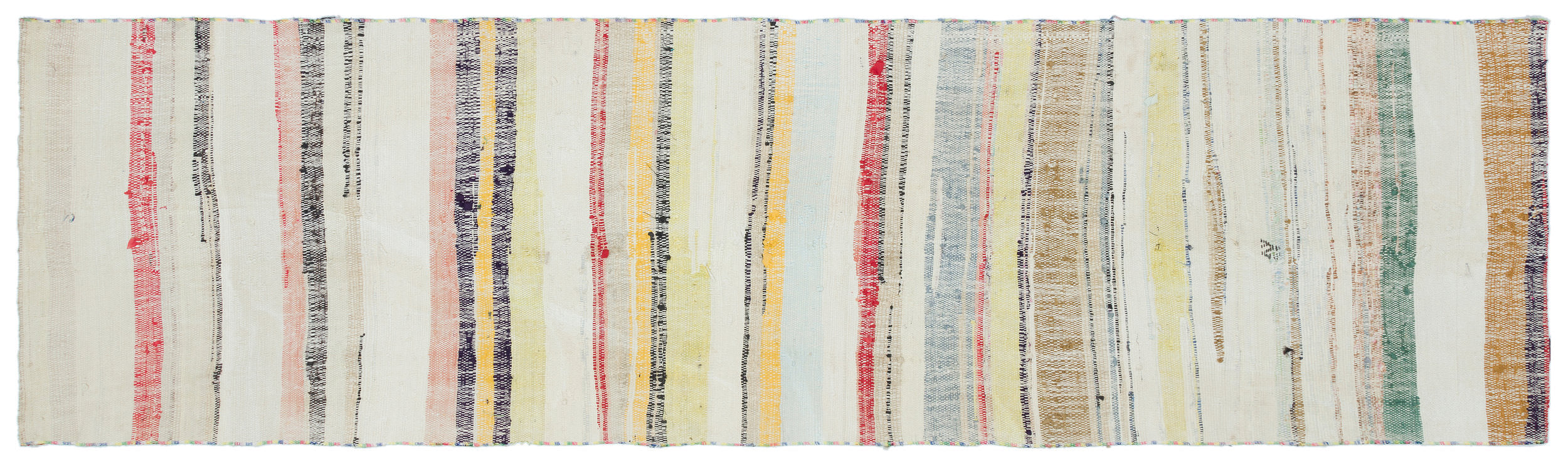 Chaput Over Dyed Kilim Rug 2'6'' x 9'1'' ft 77 x 278 cm