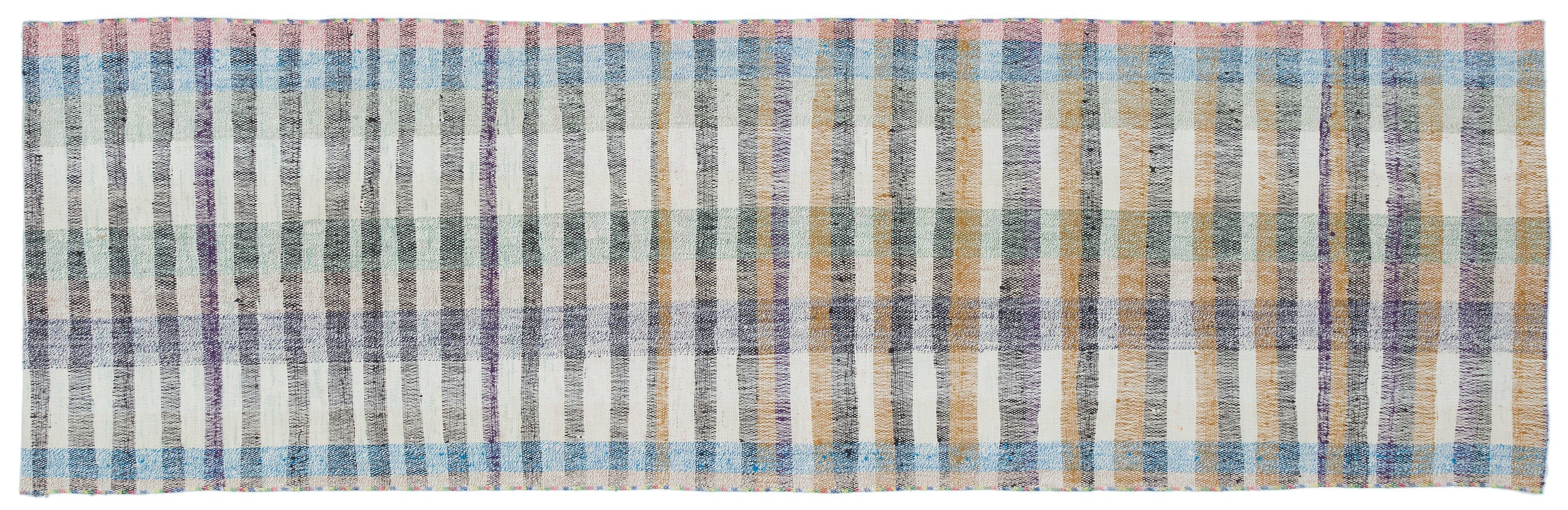 Chaput Over Dyed Kilim Rug 2'7'' x 8'7'' ft 80 x 261 cm