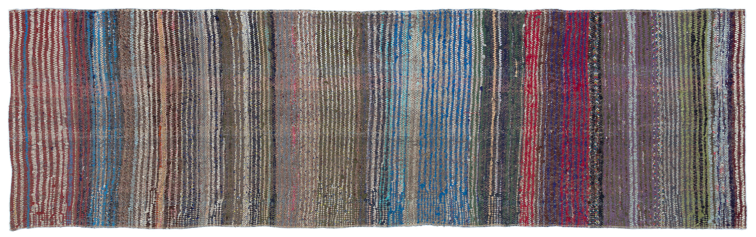 Chaput Over Dyed Kilim Rug 2'4'' x 7'9'' ft 70 x 237 cm