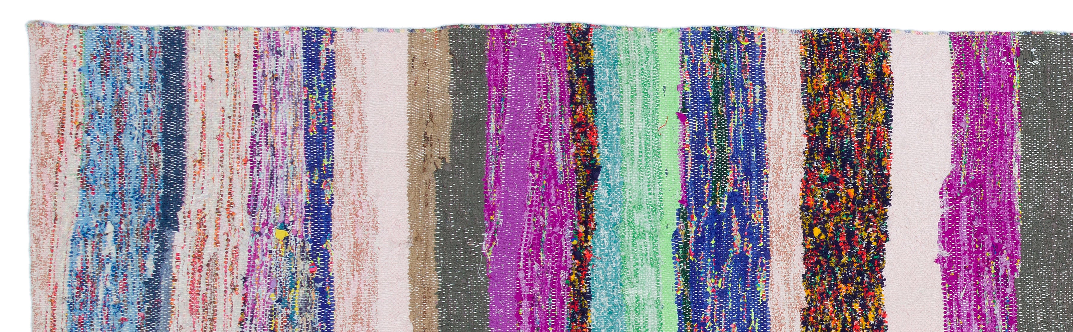 Chaput Over Dyed Kilim Rug 2'12'' x 10'4'' ft 91 x 315 cm