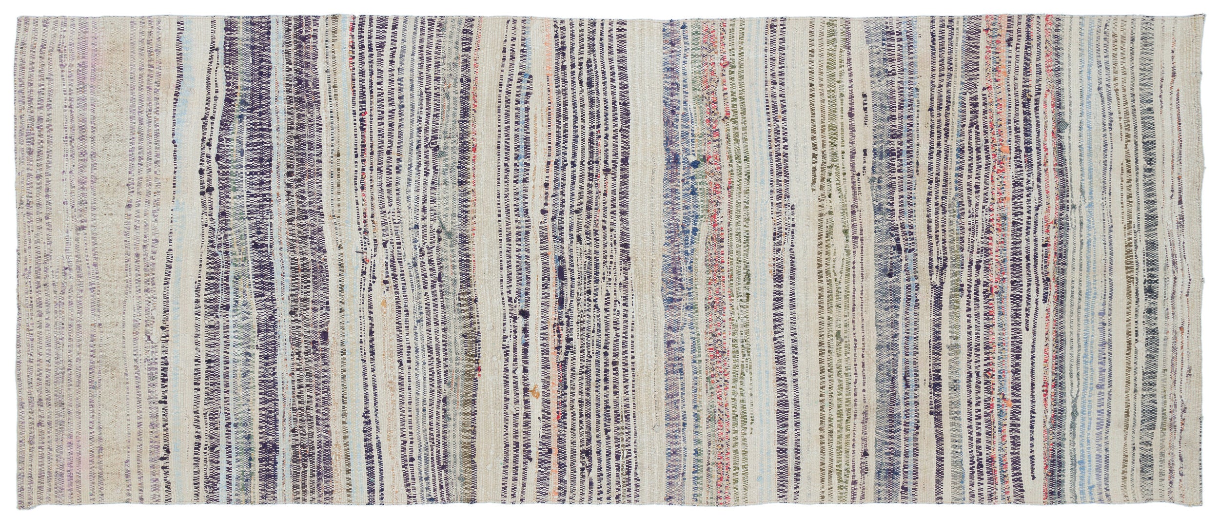 Chaput Over Dyed Kilim Rug 3'9'' x 8'10'' ft 114 x 270 cm