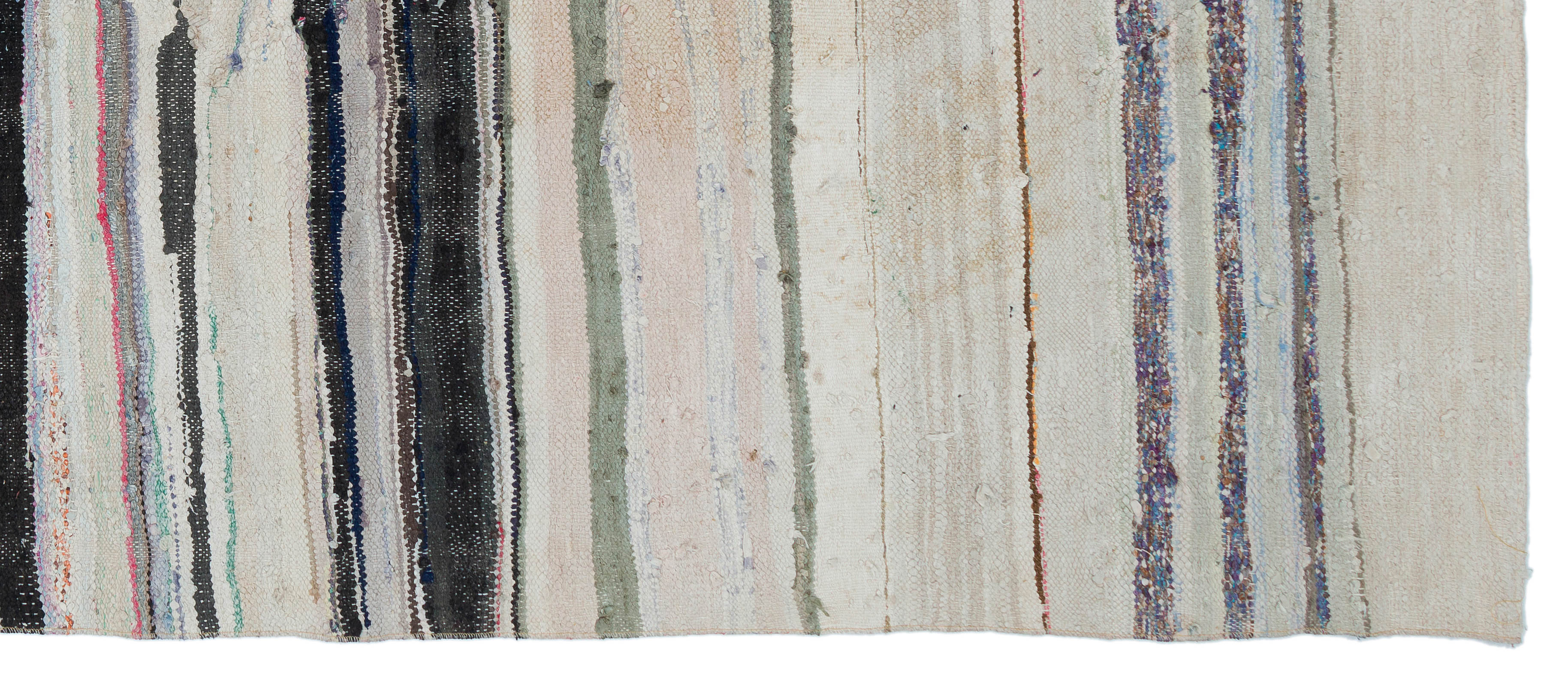 Chaput Over Dyed Kilim Rug 4'6'' x 10'8'' ft 137 x 324 cm