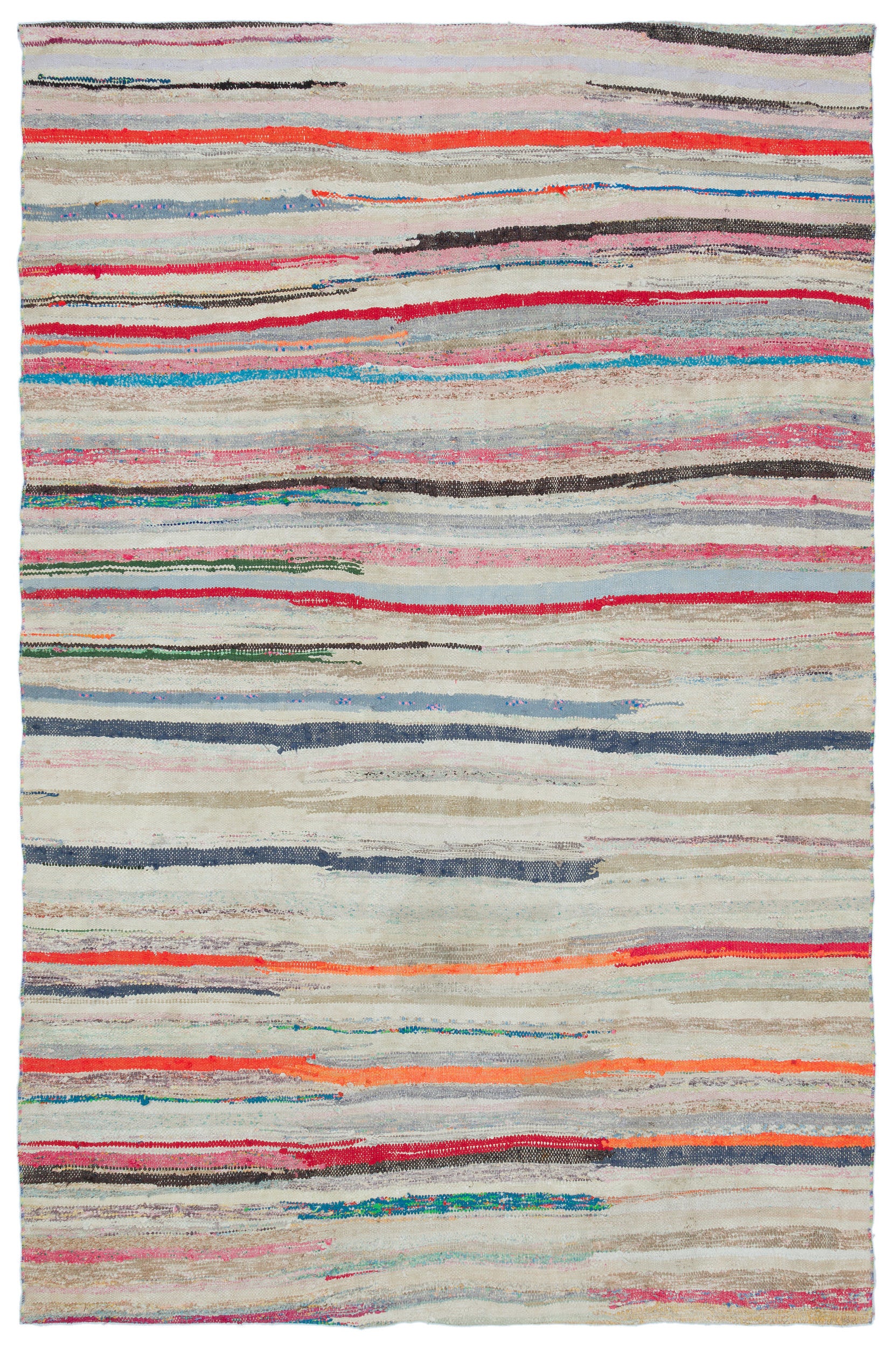 Chaput Over Dyed Kilim Rug 5'8'' x 8'8'' ft 172 x 264 cm