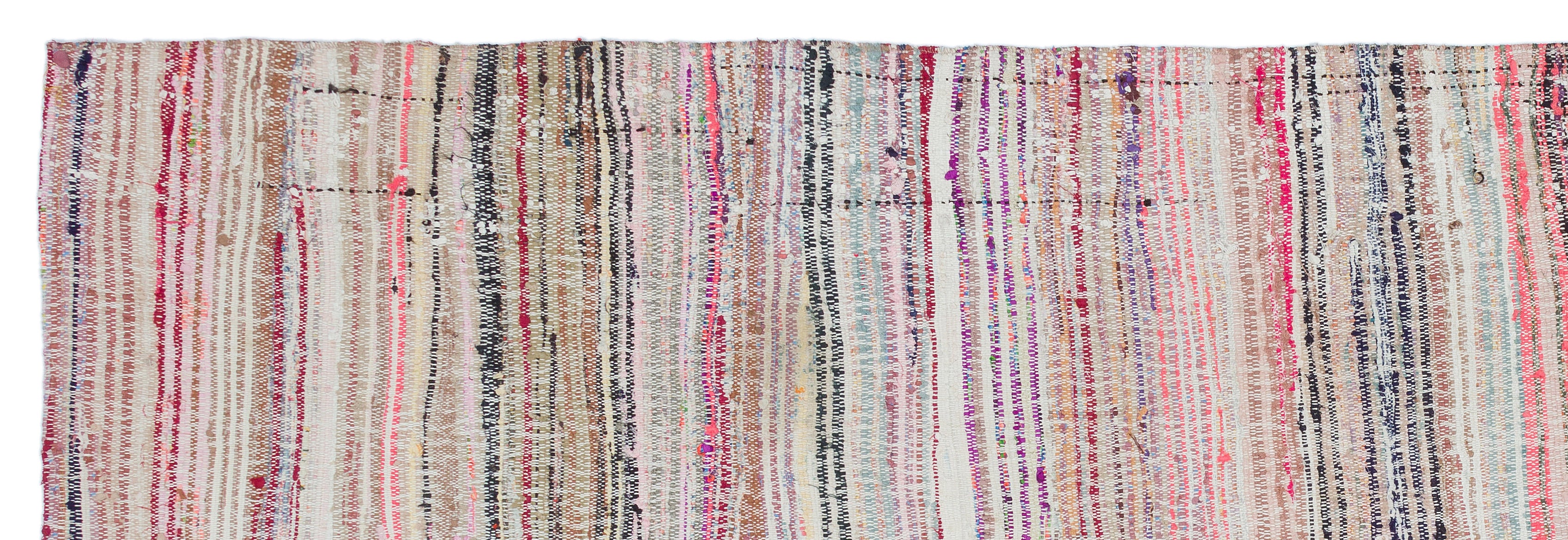 Chaput Over Dyed Kilim Rug 3'3'' x 9'12'' ft 100 x 304 cm