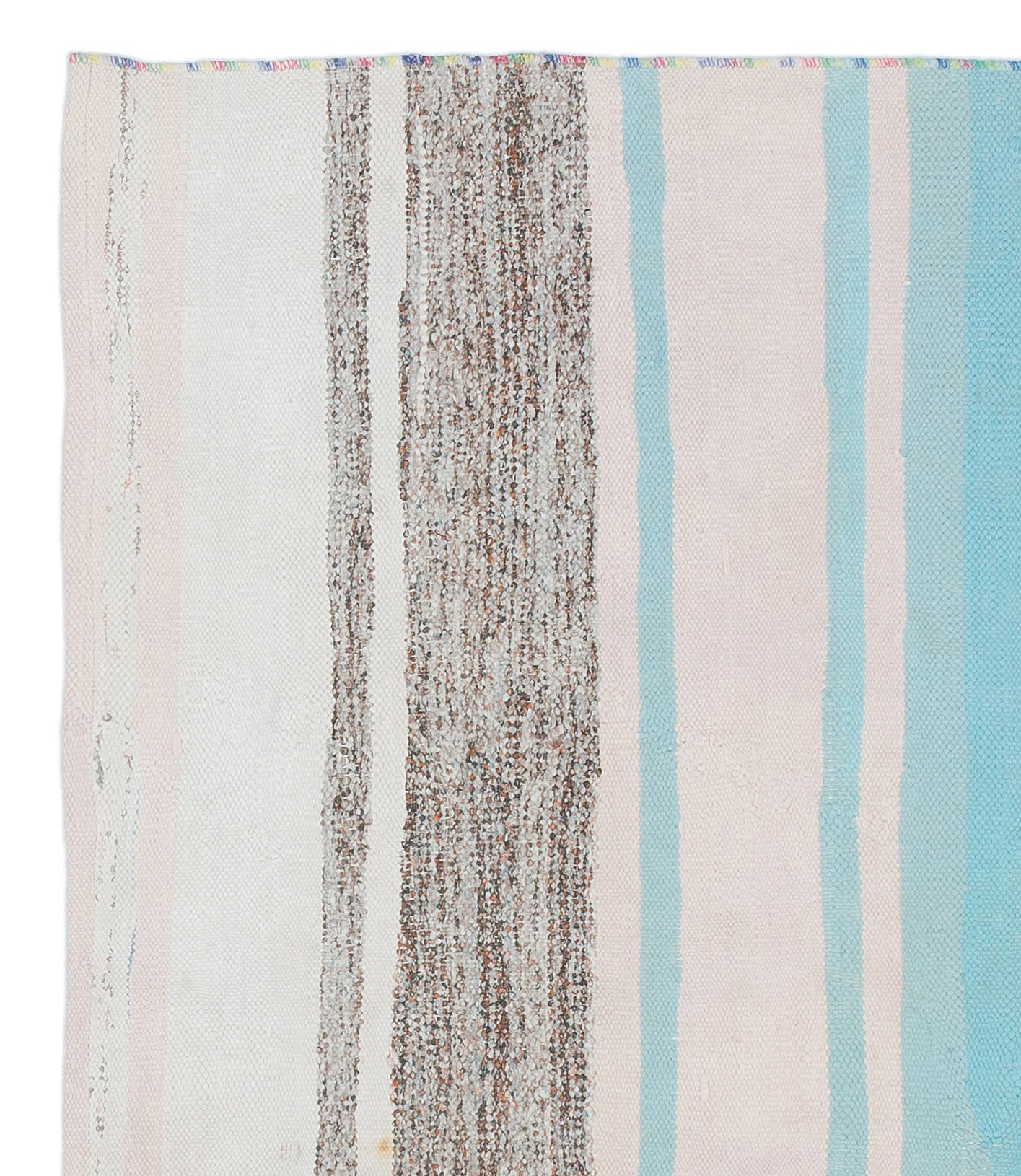 Chaput Over Dyed Kilim Rug 4'9'' x 4'2'' ft 144 x 128 cm