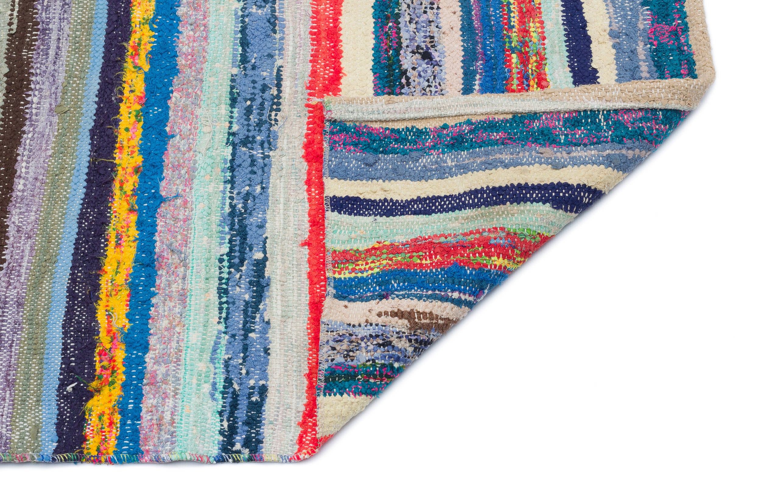 Chaput Over Dyed Kilim Rug 4'8'' x 4'11'' ft 142 x 150 cm
