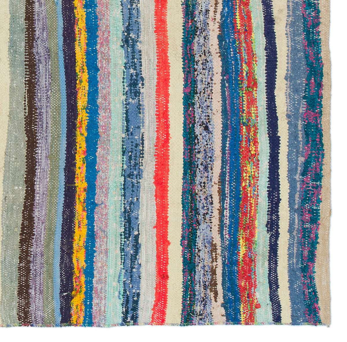 Chaput Over Dyed Kilim Rug 4'8'' x 4'11'' ft 142 x 150 cm