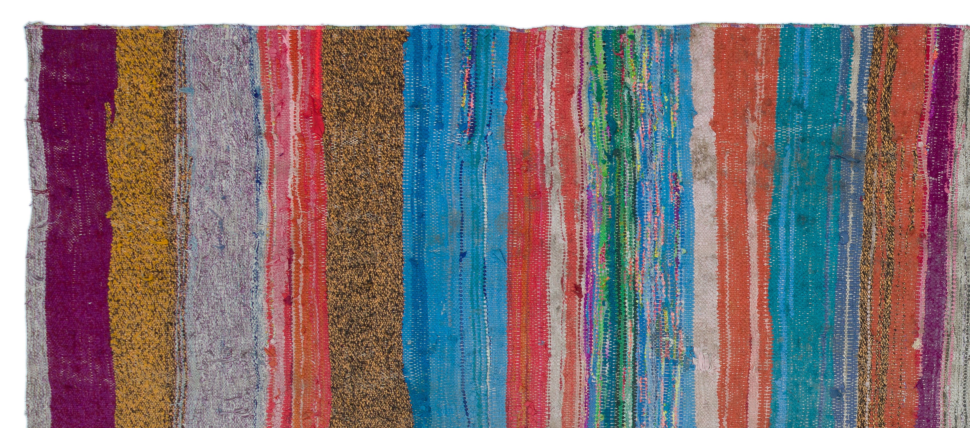 Chaput Over Dyed Kilim Rug 4'4'' x 9'10'' ft 131 x 300 cm